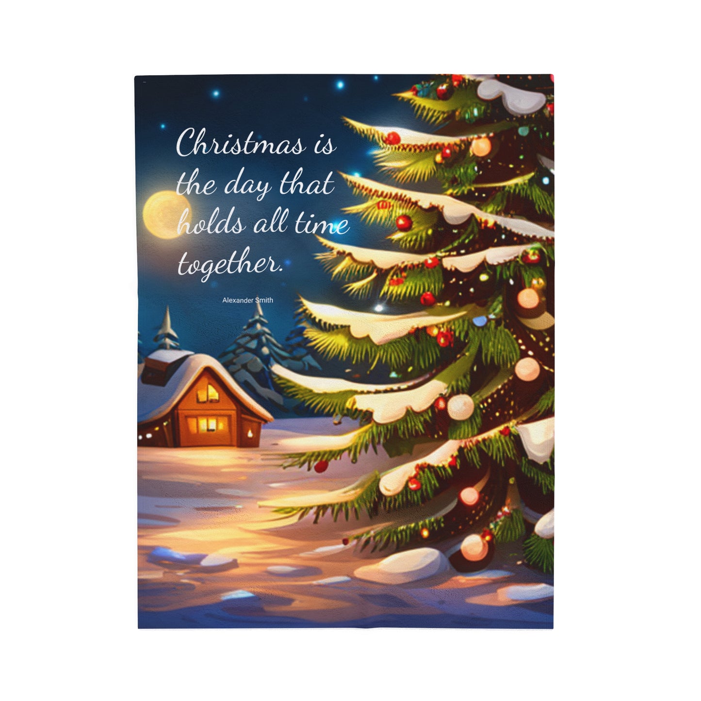 Christmas Velveteen Plush Blanket