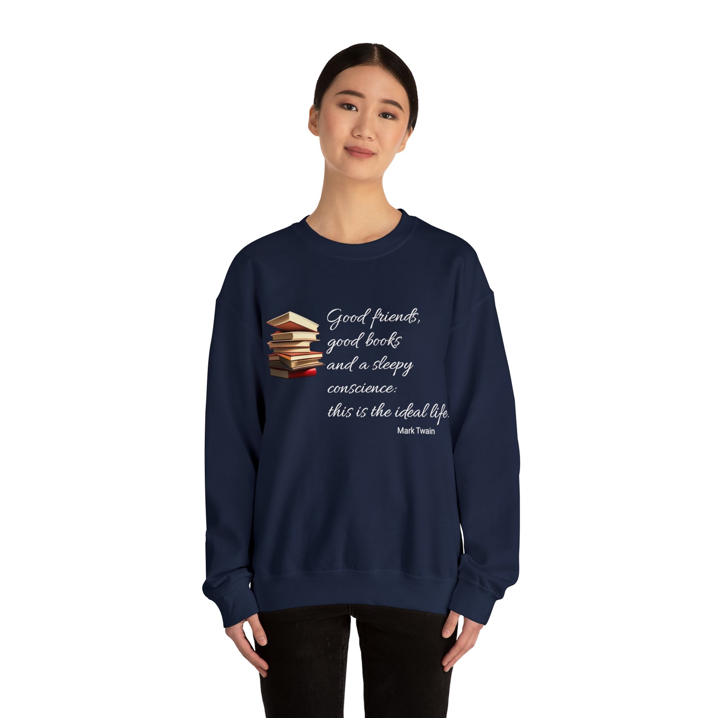 Good Friends and Good Books Sweatshirt