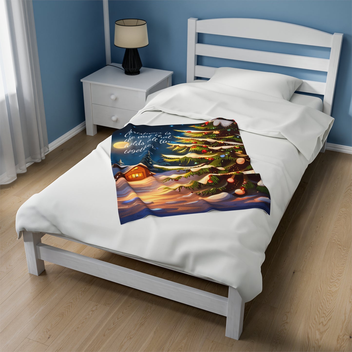 Christmas Velveteen Plush Blanket