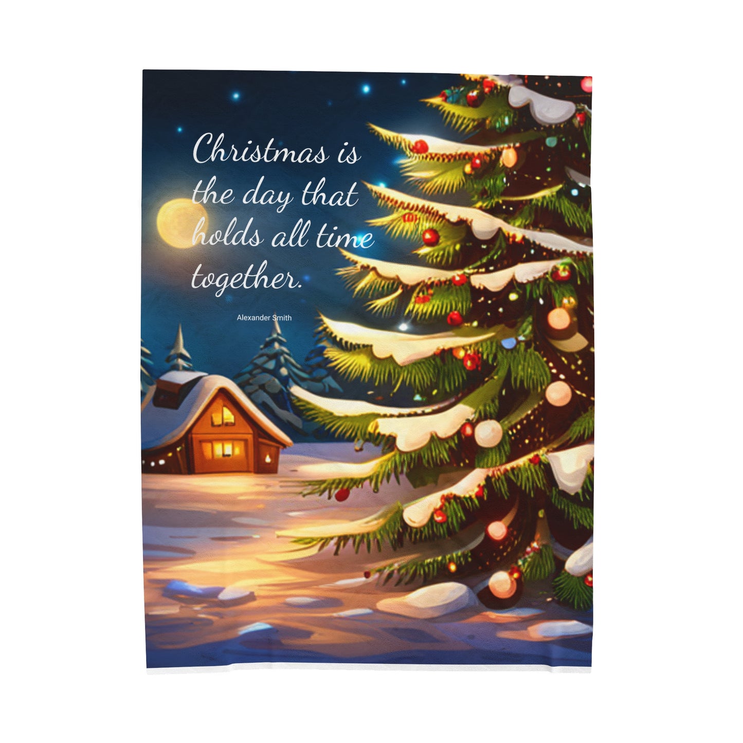 Christmas Velveteen Plush Blanket