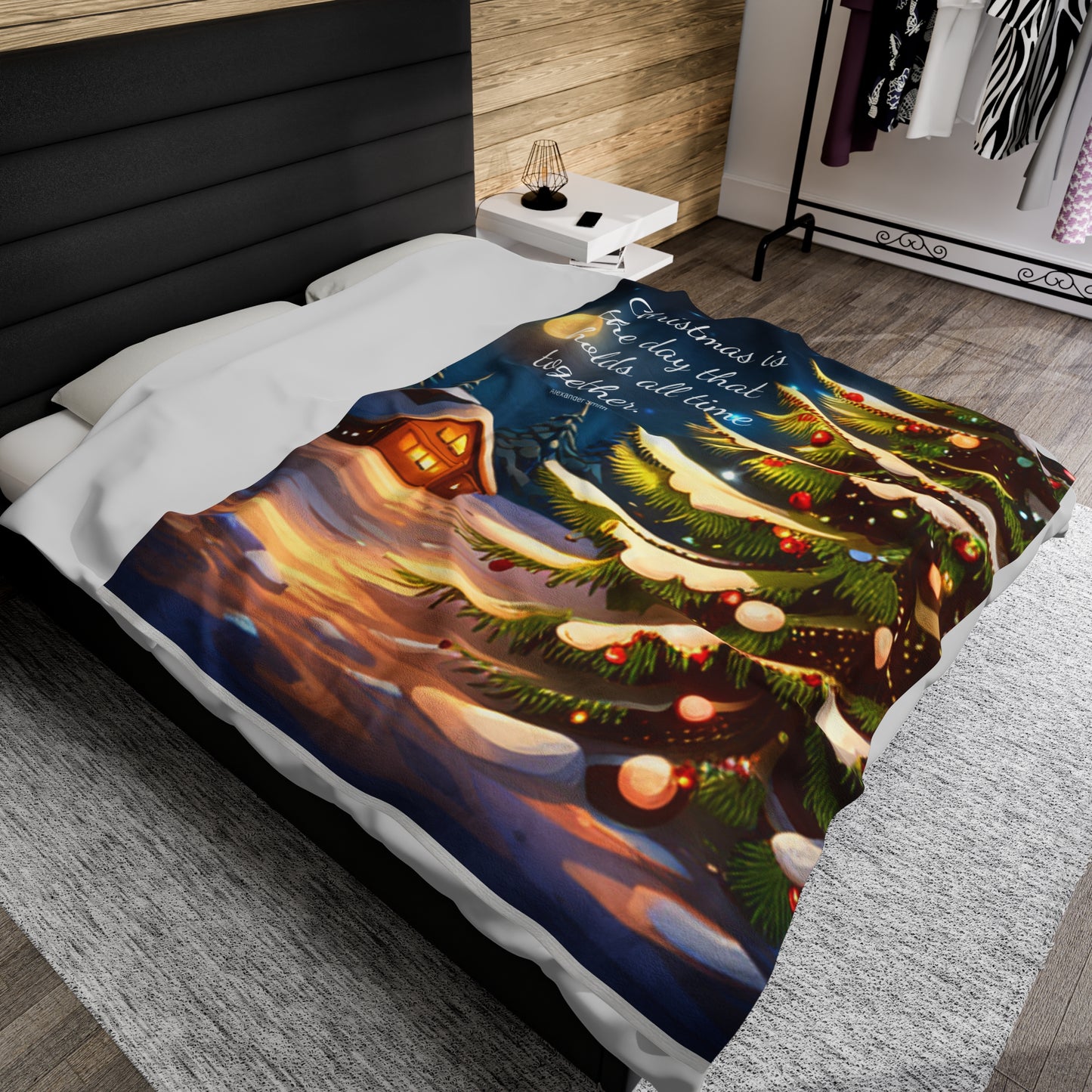 Christmas Velveteen Plush Blanket