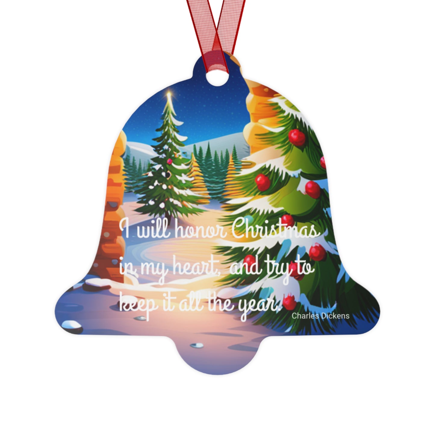 Charles Dickens Christmas Ornament