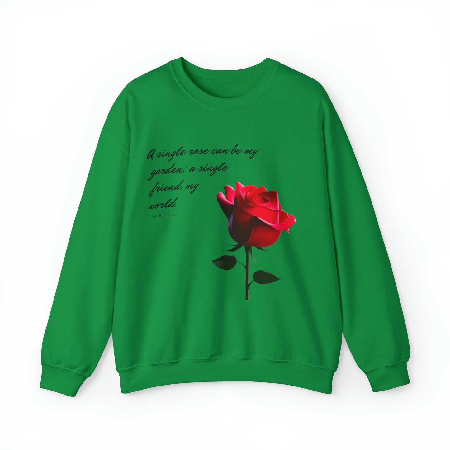 A Single Rose - Unisex Crewneck Sweatshirt