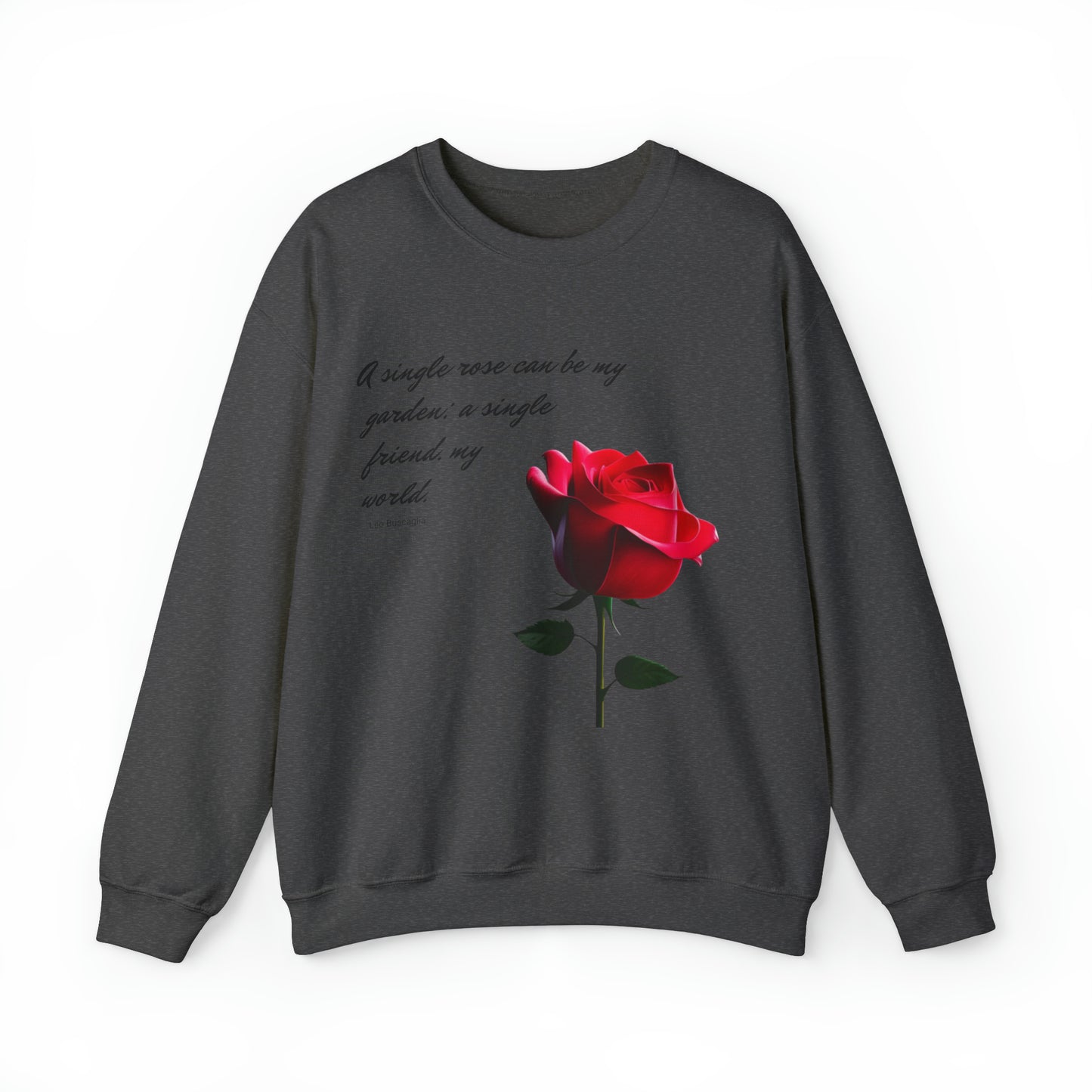 A Single Rose - Unisex Crewneck Sweatshirt