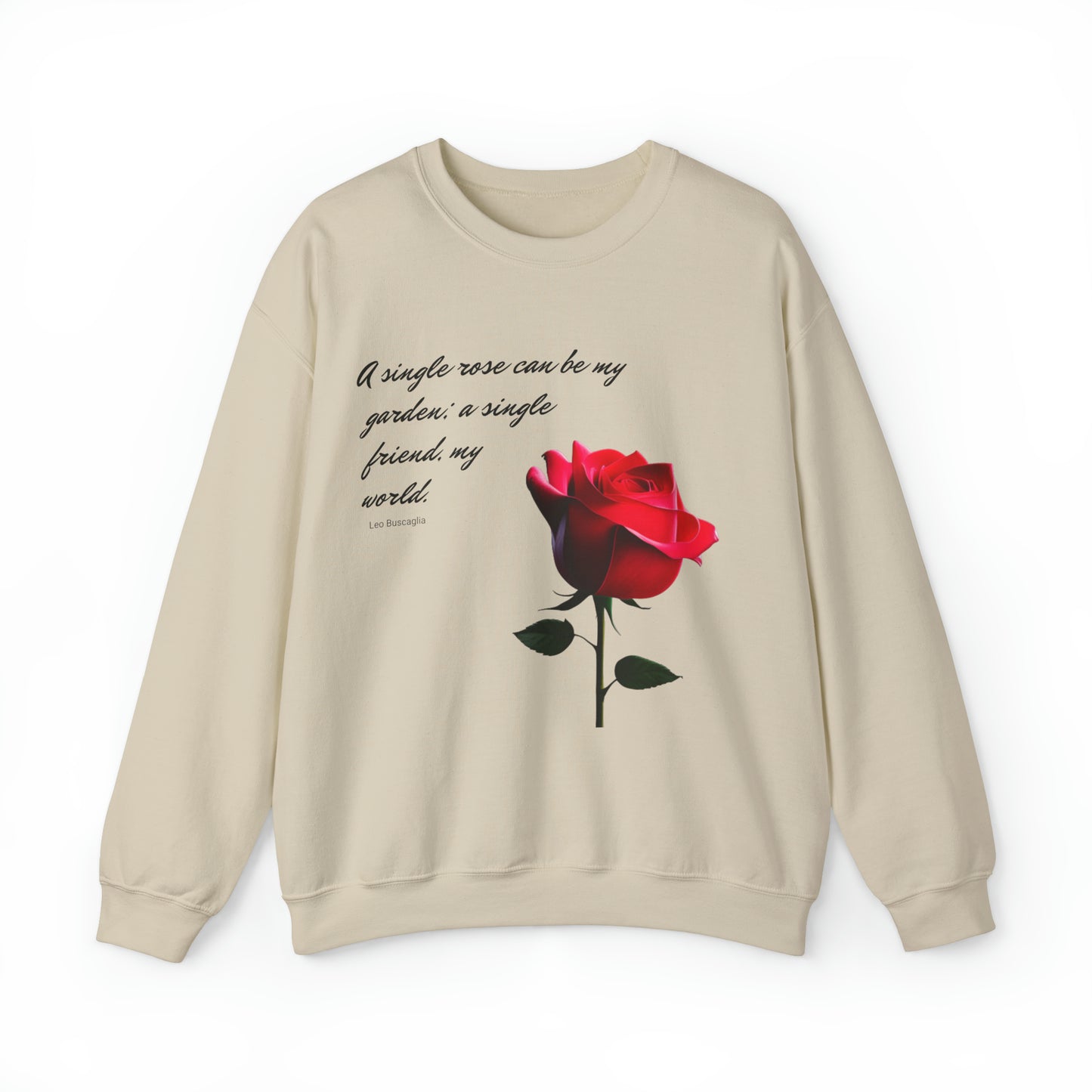 A Single Rose - Unisex Crewneck Sweatshirt