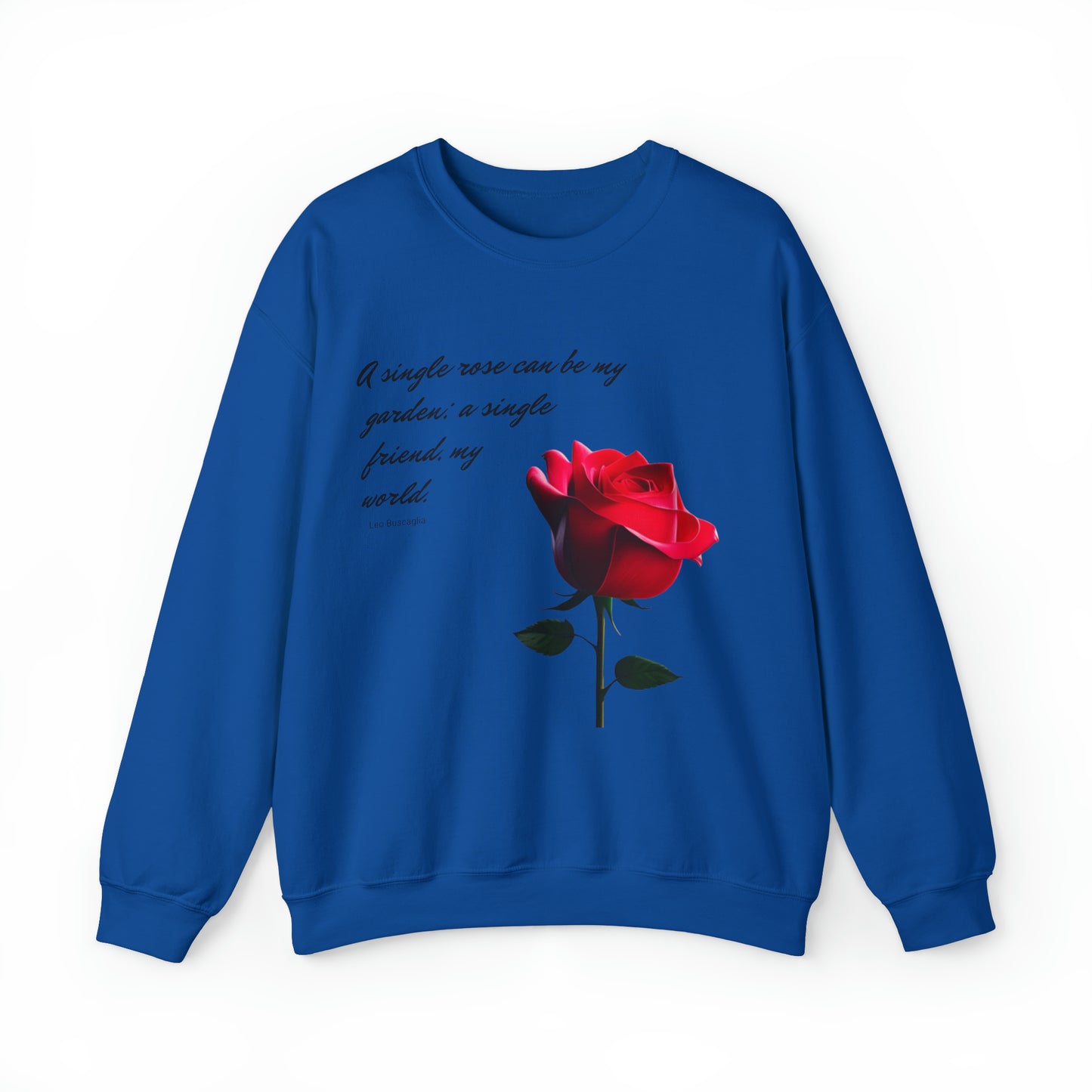 A Single Rose - Unisex Crewneck Sweatshirt