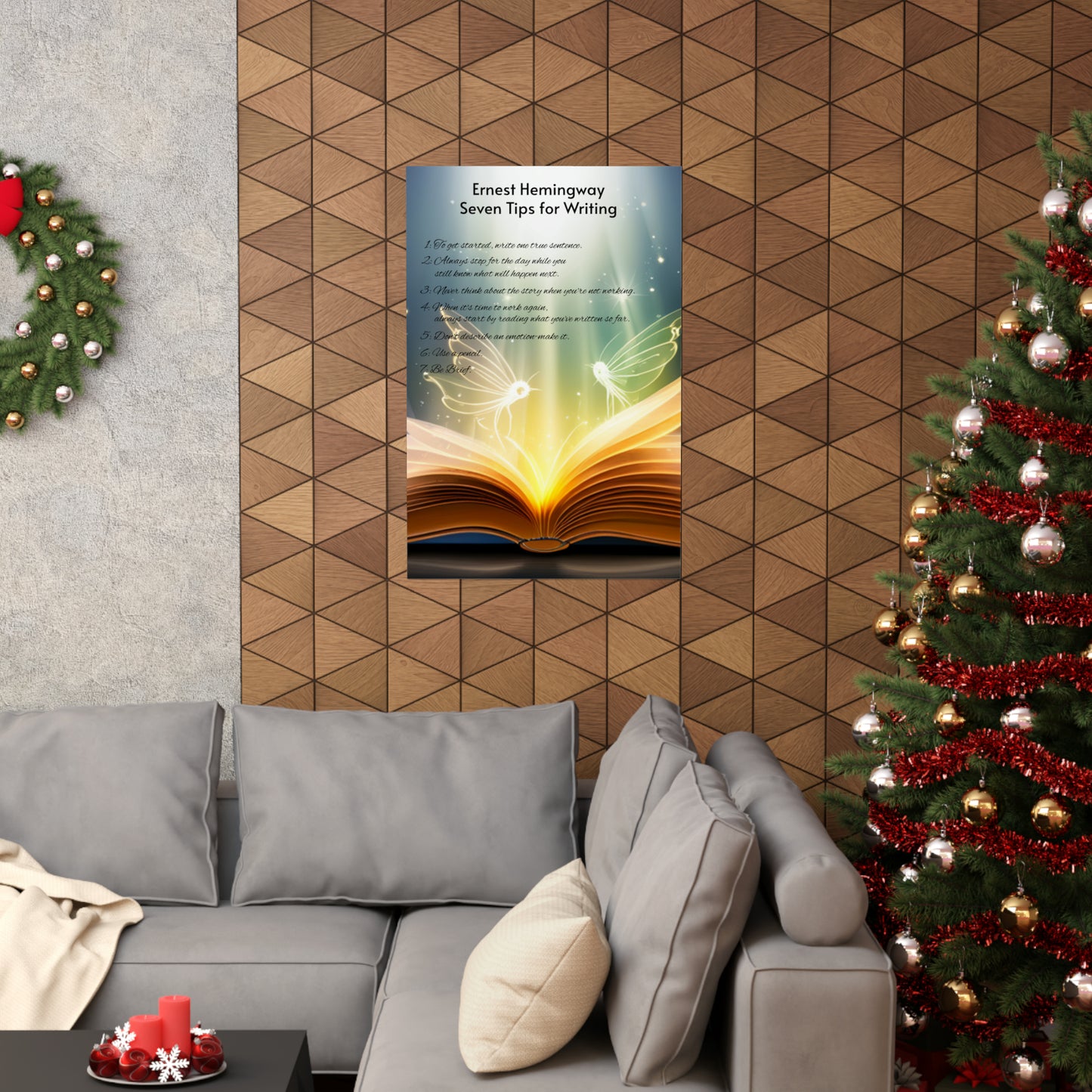 7 Rules For Writers - Matte Vertical Posters