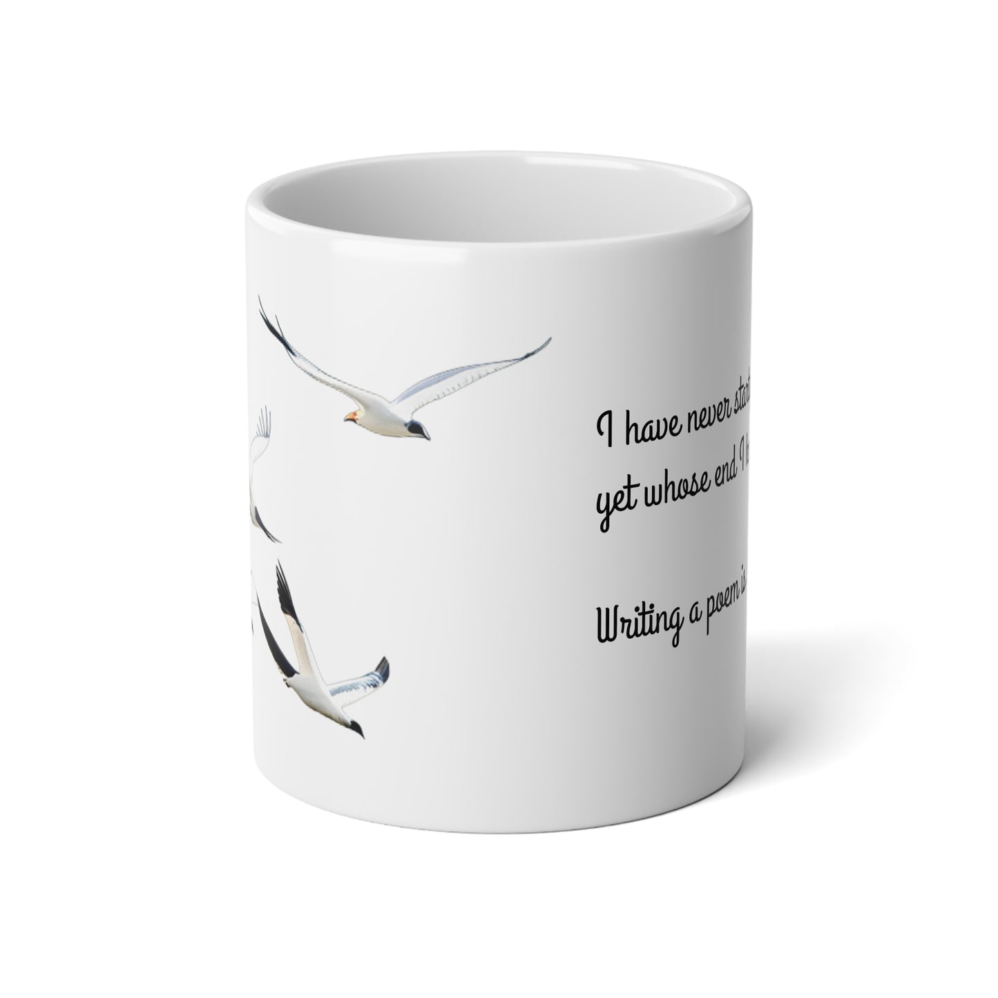 Writing Is Discovering - Jumbo Mug, 20oz