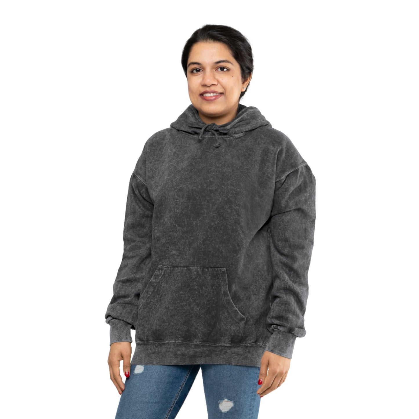 Flowers and Butterflies - Mineral Wash Hoodie