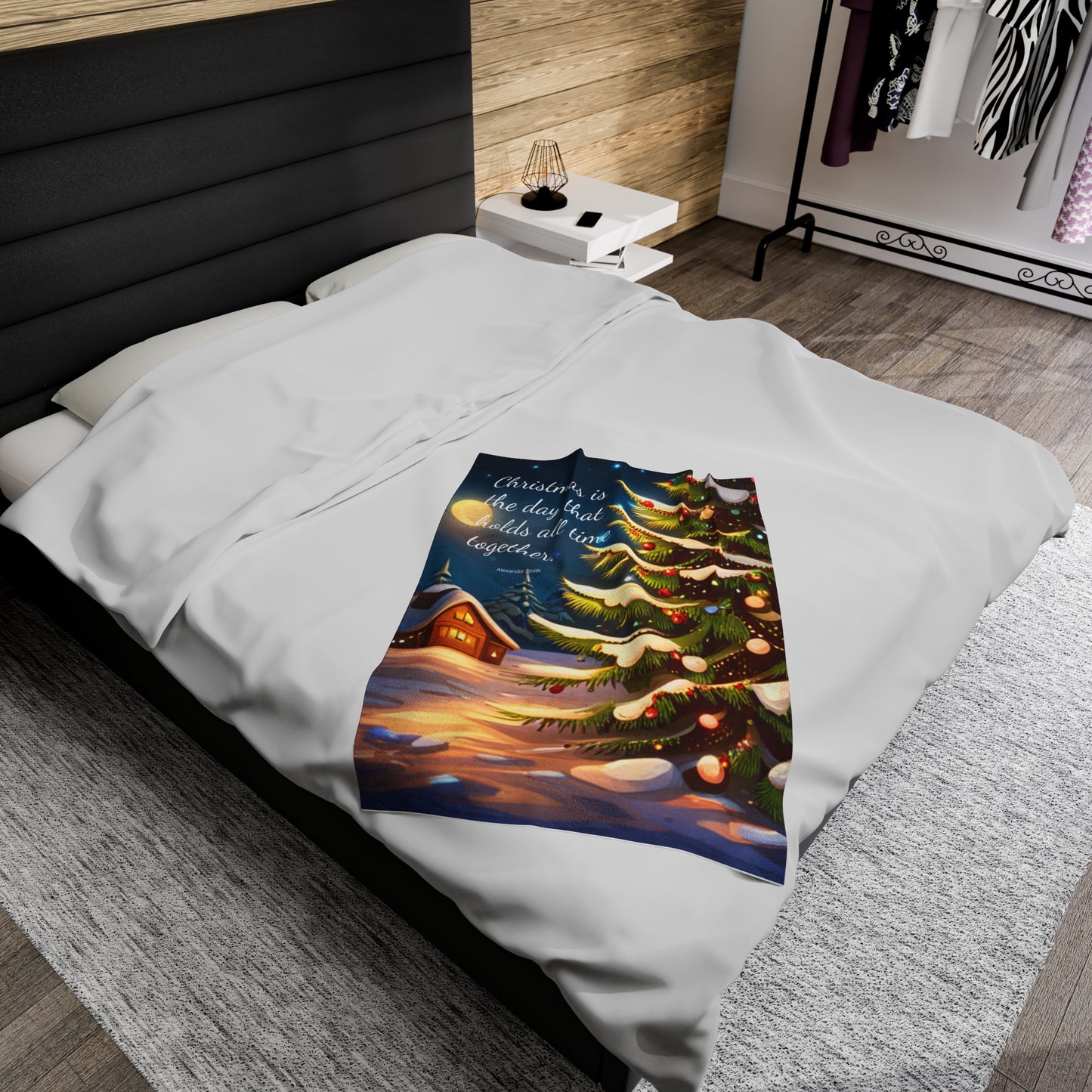 Christmas Velveteen Plush Blanket