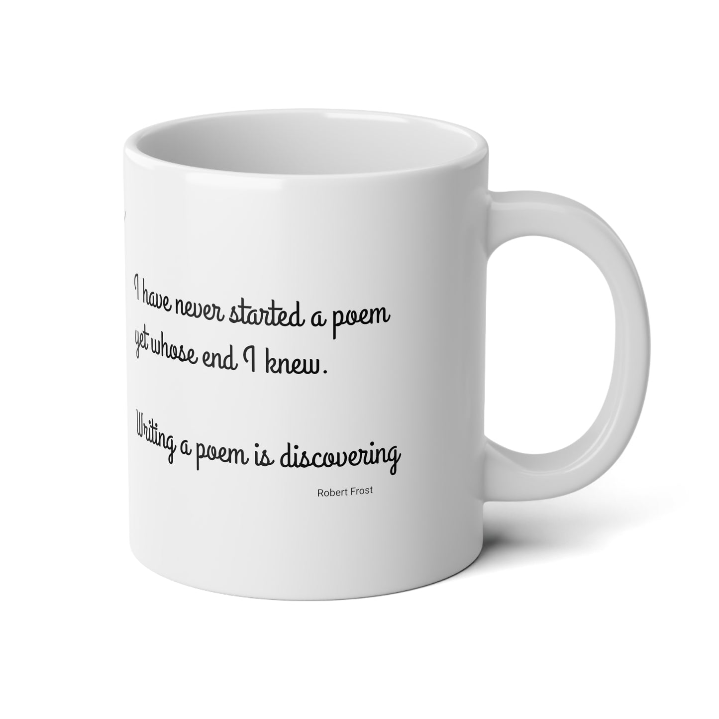 Writing Is Discovering - Jumbo Mug, 20oz