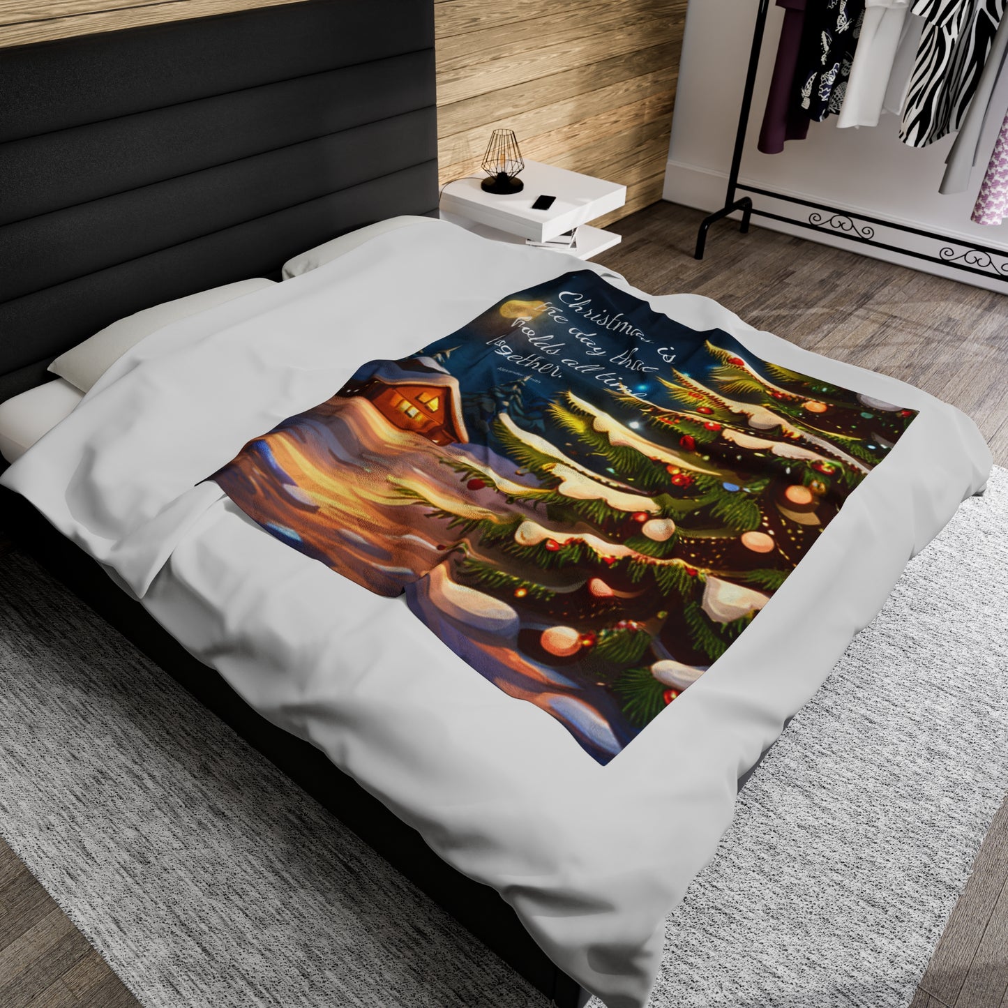 Christmas Velveteen Plush Blanket