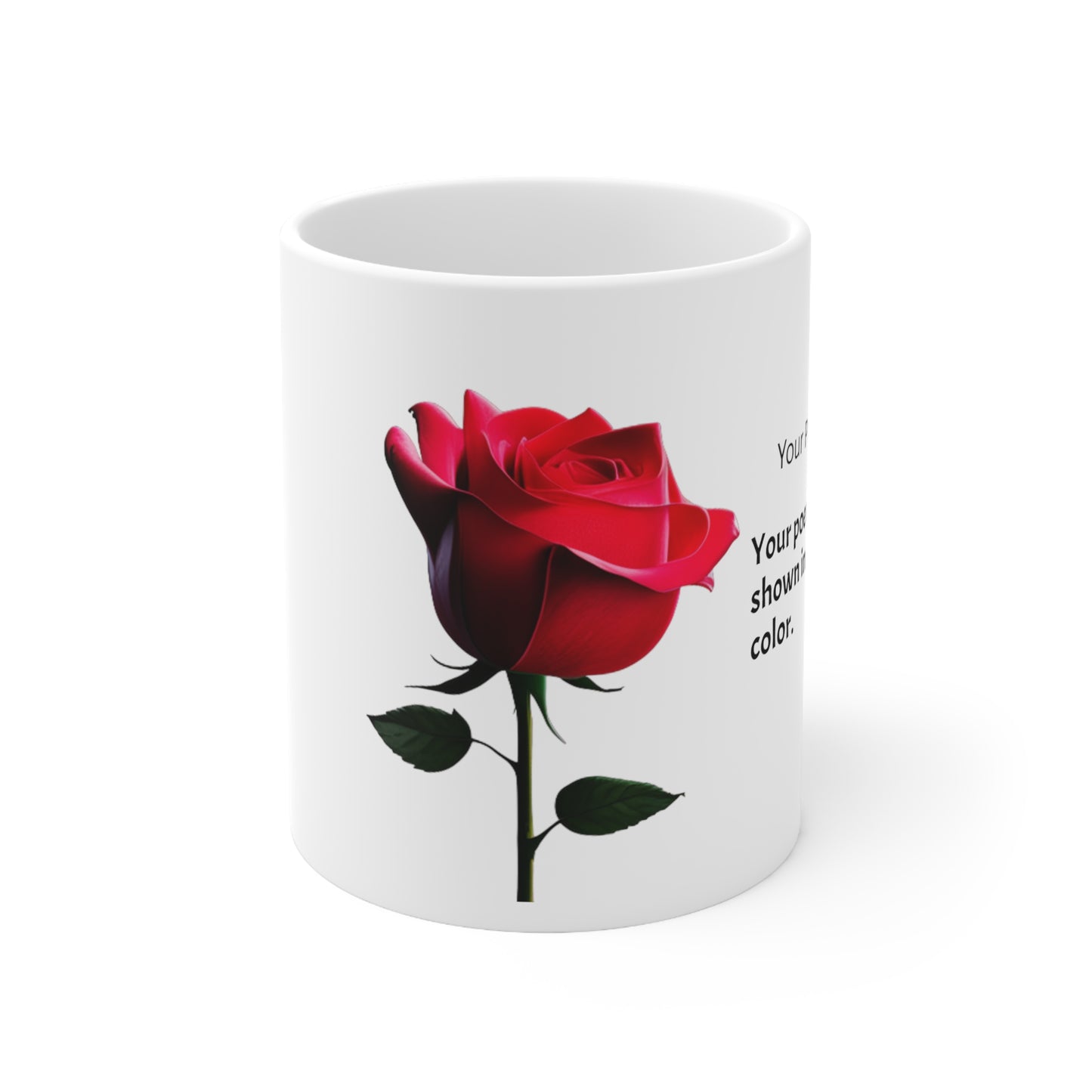Your Poem With A Single Rose