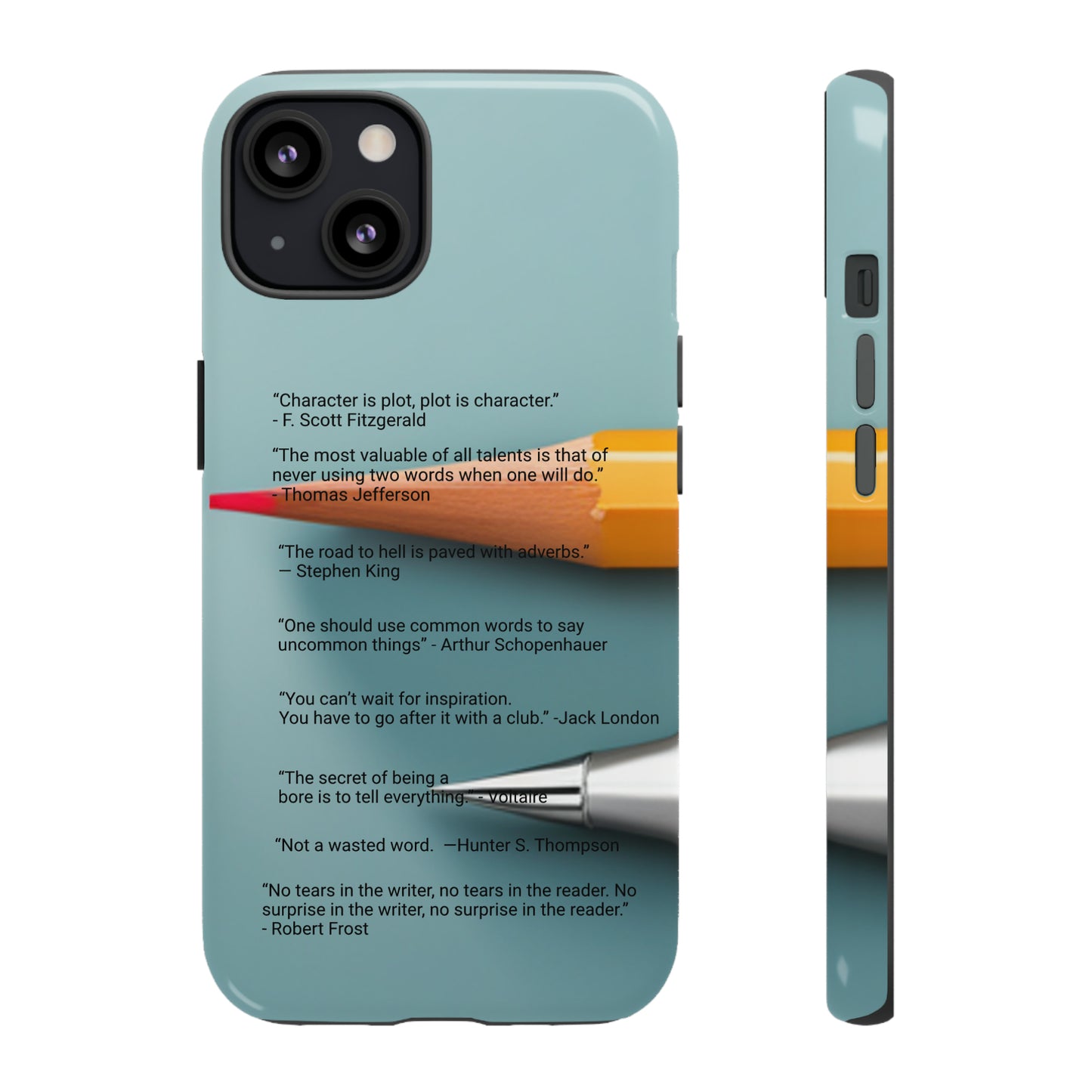 Quotes From Famous Authors Phone Case