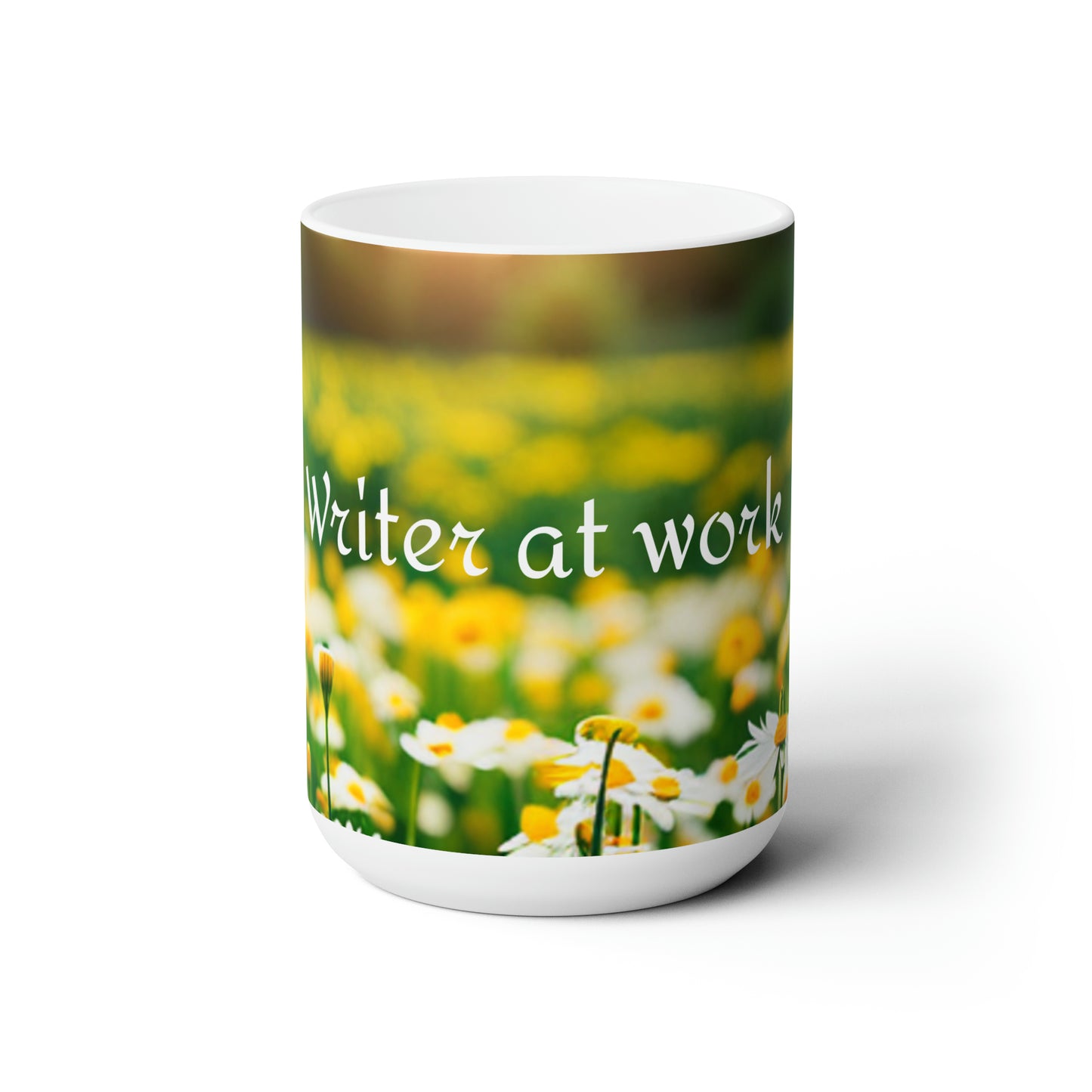 Writer At Work Ceramic Mug 15oz