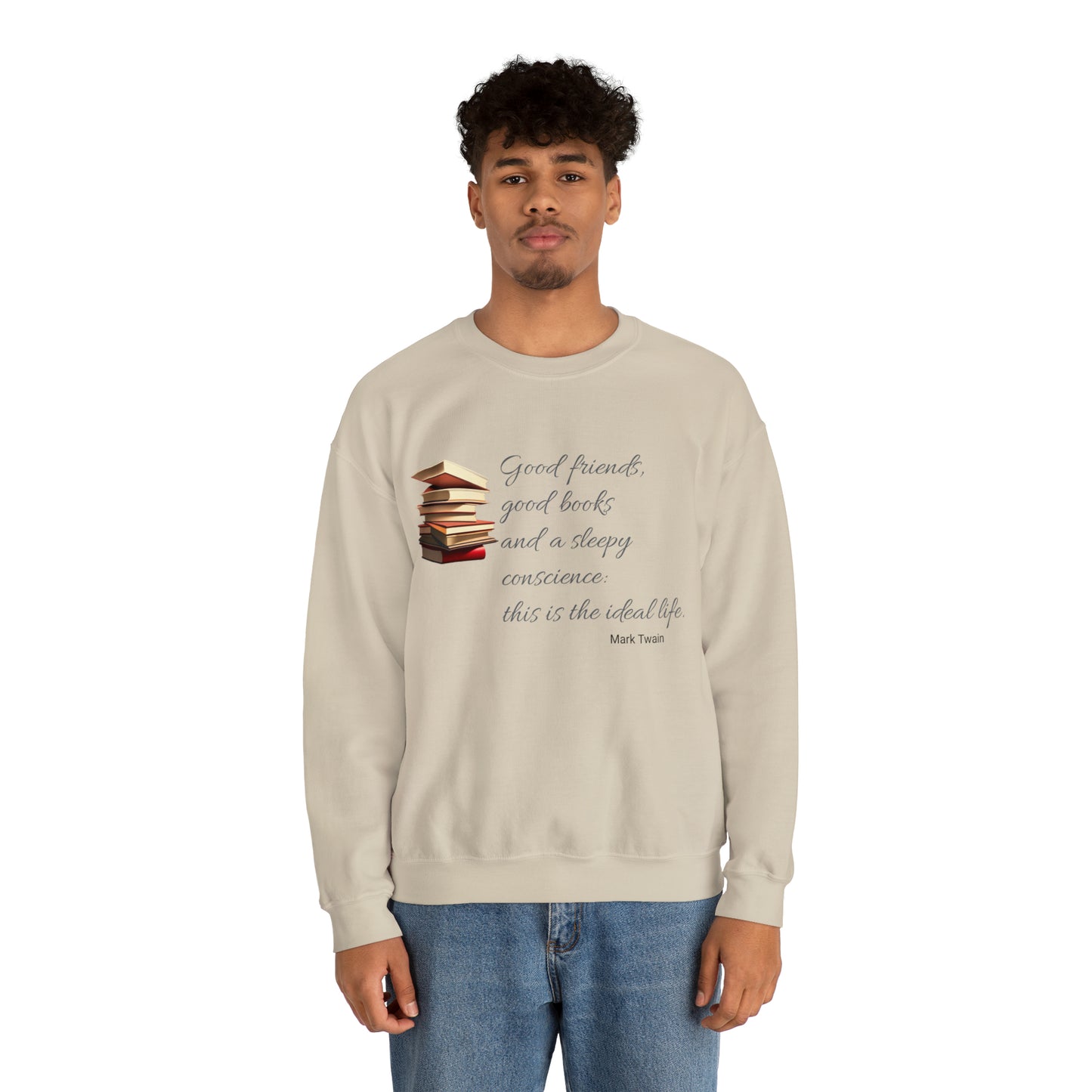 Good Friends and Good Books Sweatshirt