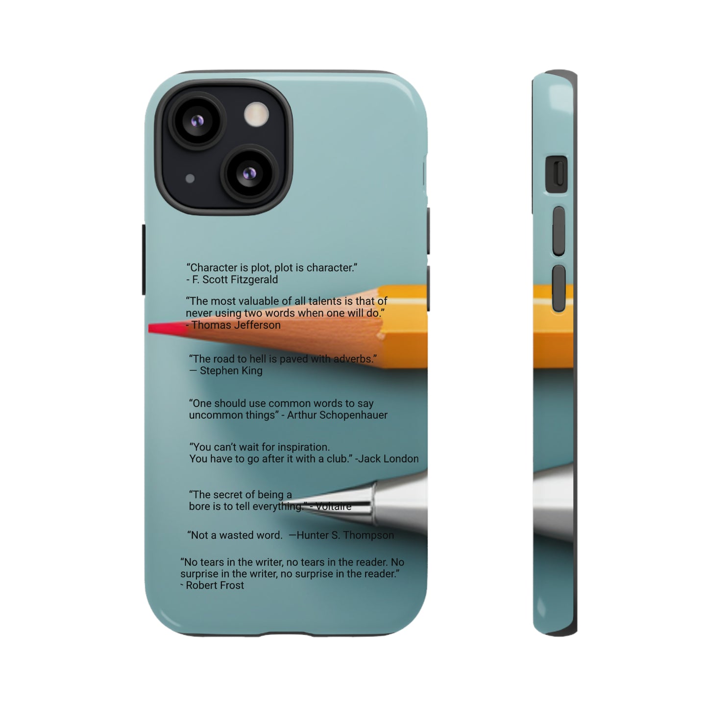 Quotes From Famous Authors Phone Case