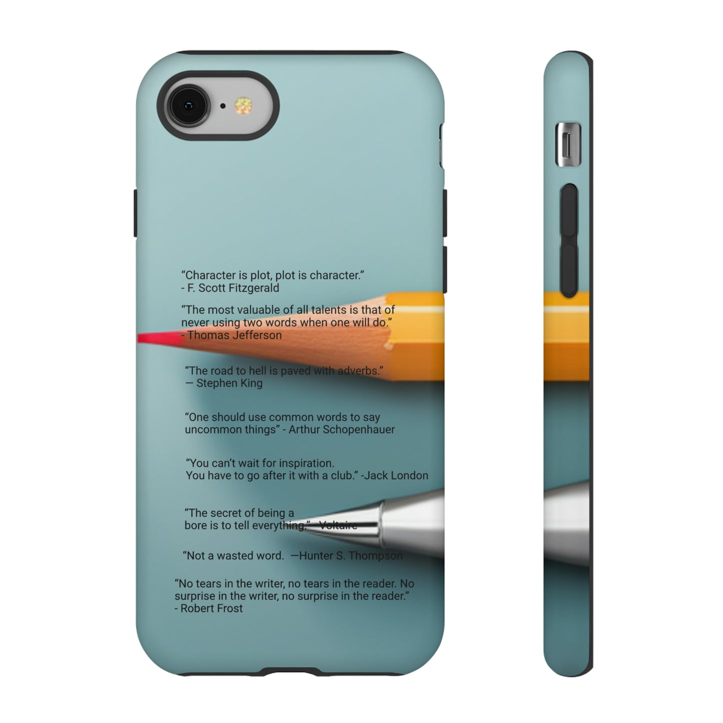 Quotes From Famous Authors Phone Case