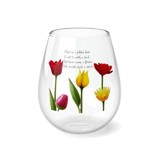 Poets Stemless Wine Glass, 11.75oz