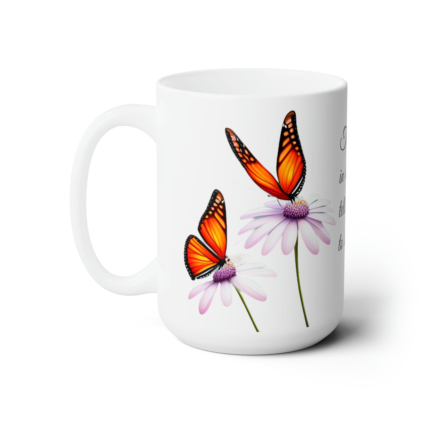 Butterfly Ceramic Mug 15oz