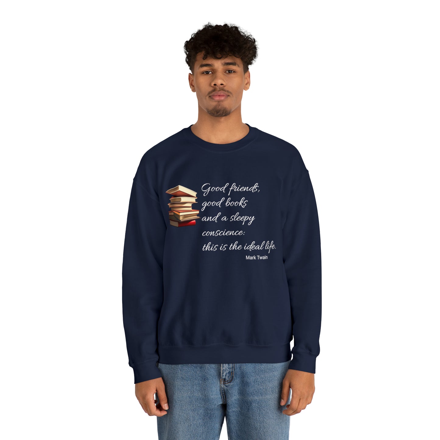 Good Friends and Good Books Sweatshirt