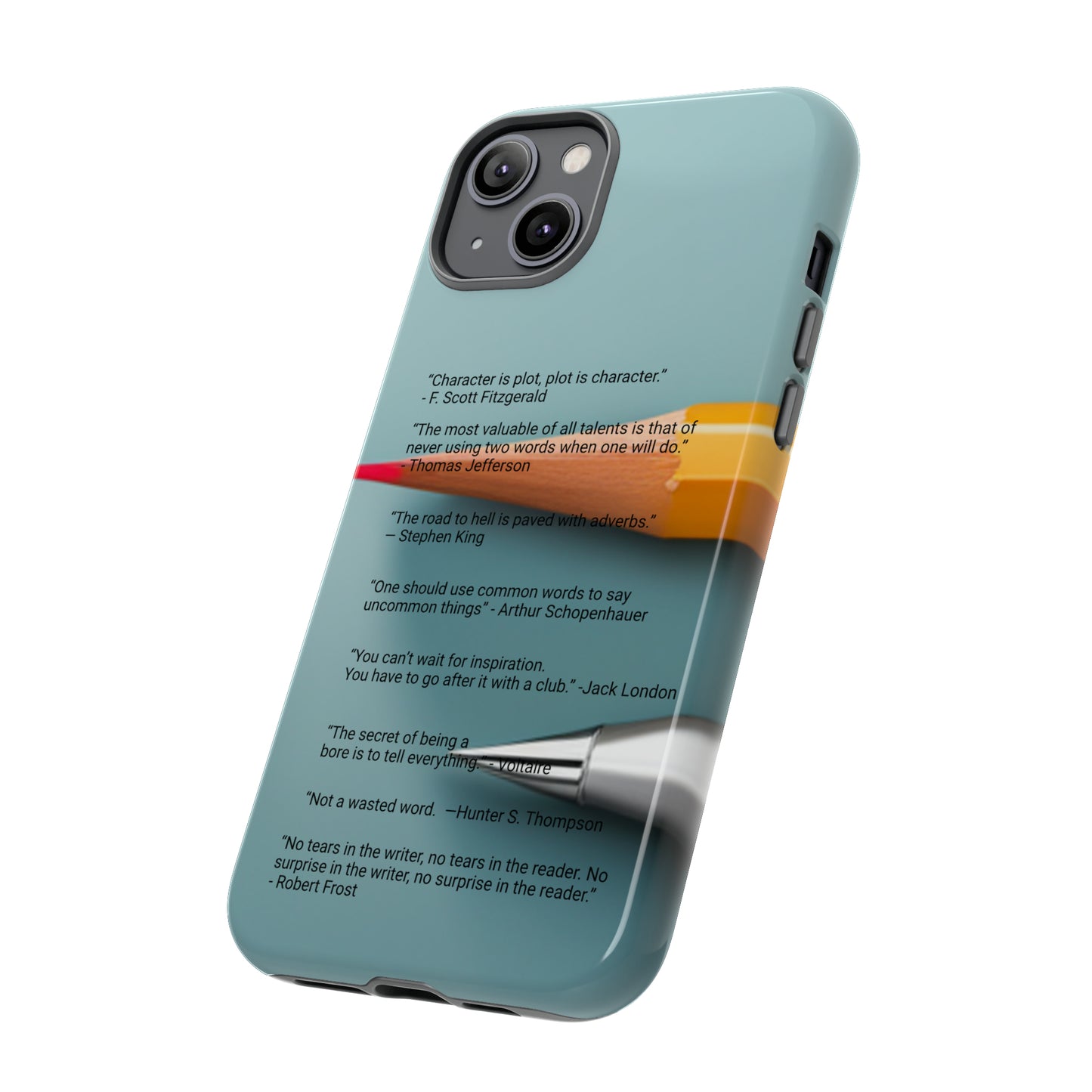 Quotes From Famous Authors Phone Case