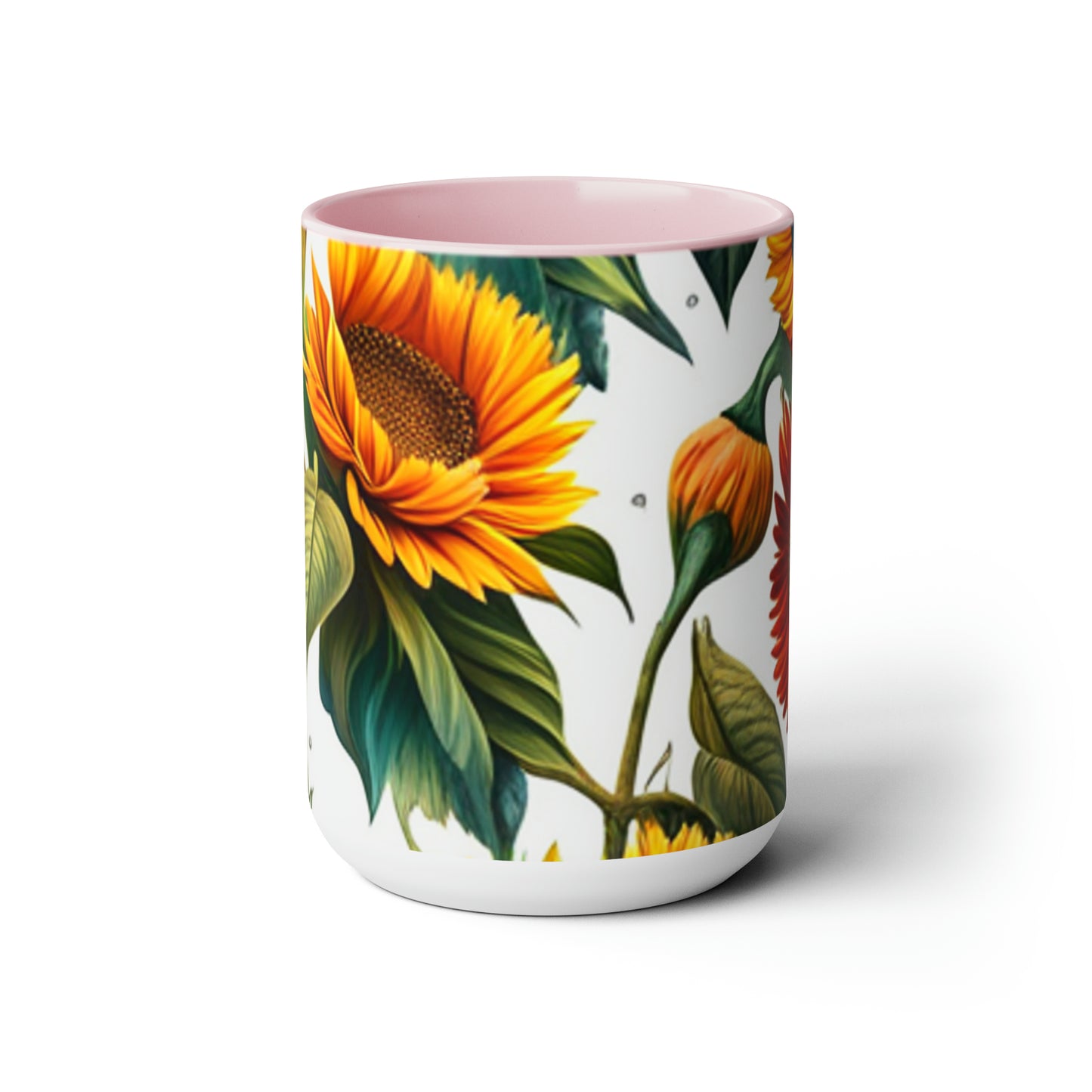 Two-Tone Coffee Mugs, 15oz