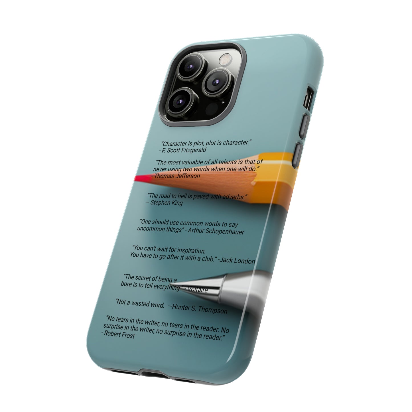 Quotes From Famous Authors Phone Case