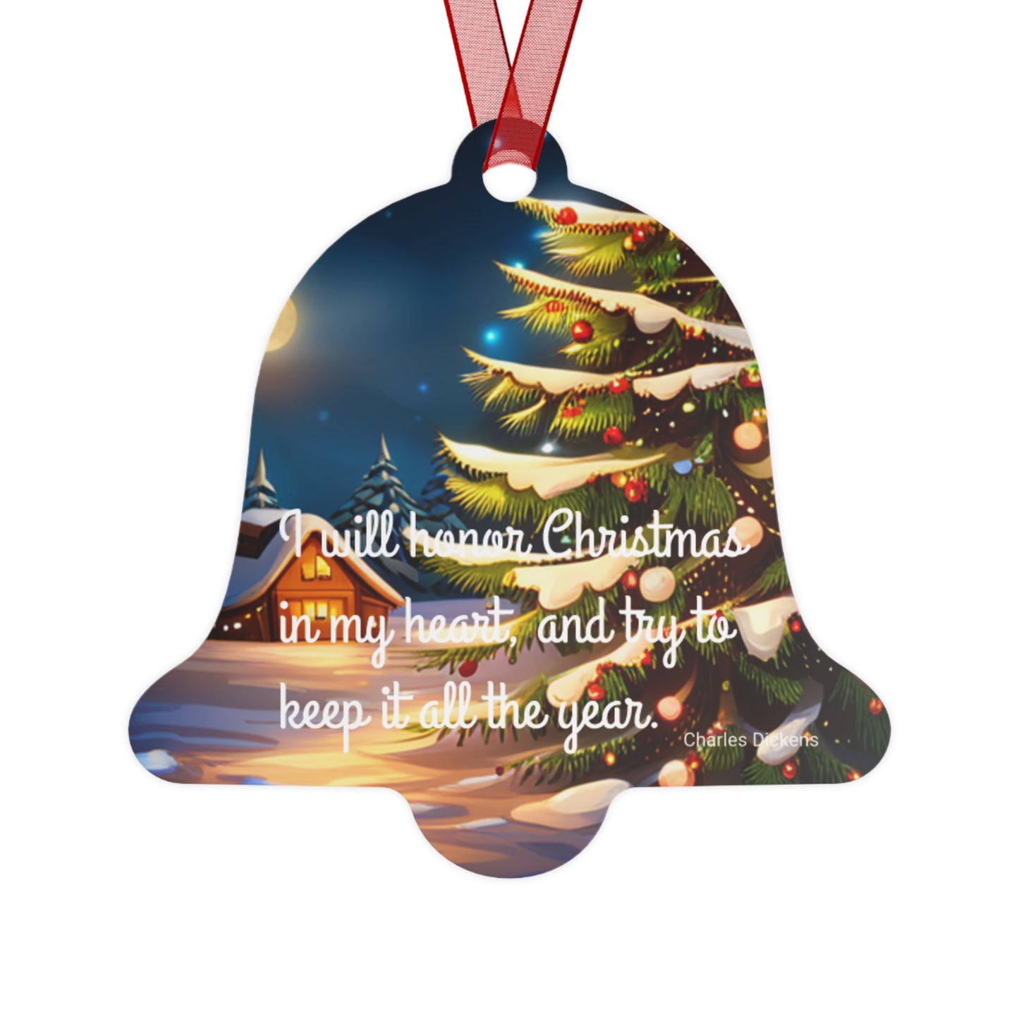 Charles Dickens Christmas Ornament