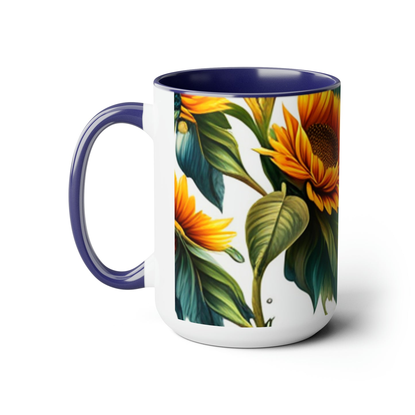 Two-Tone Coffee Mugs, 15oz