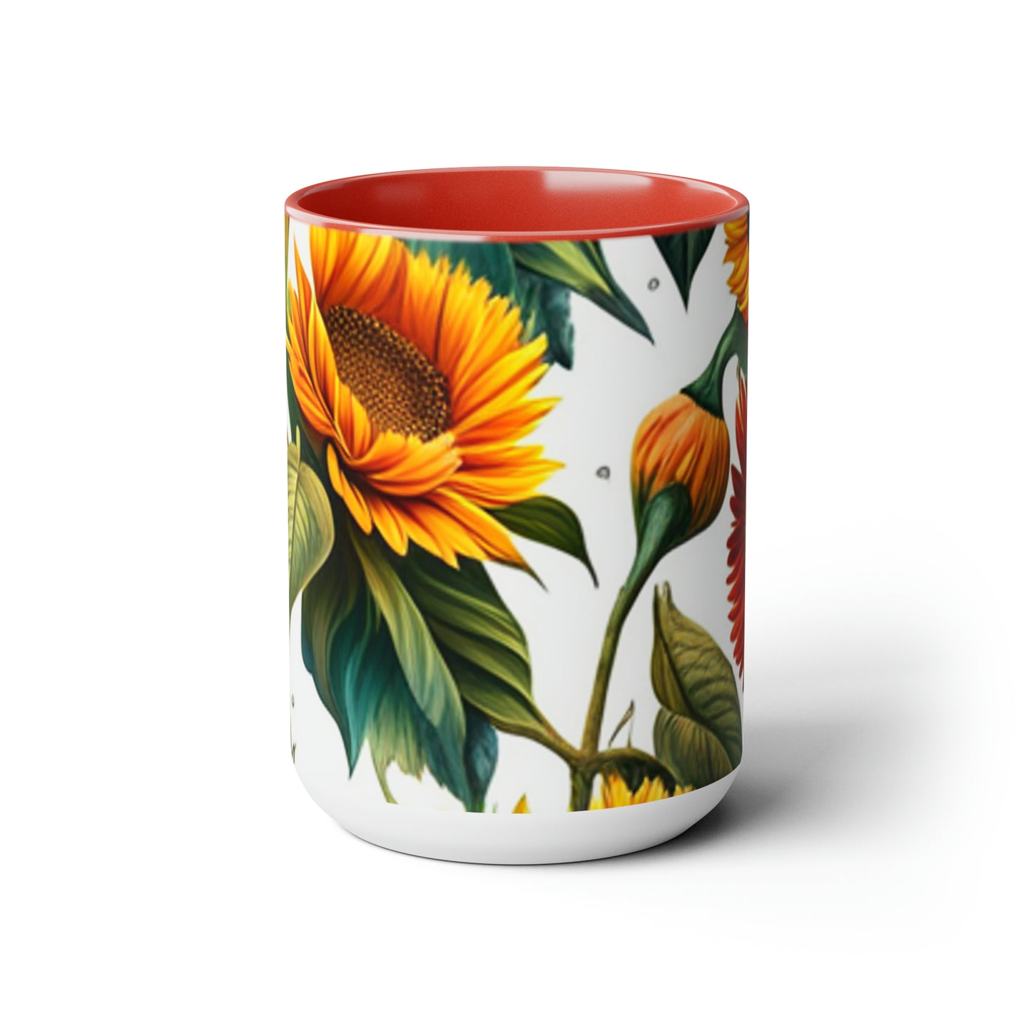 Two-Tone Coffee Mugs, 15oz