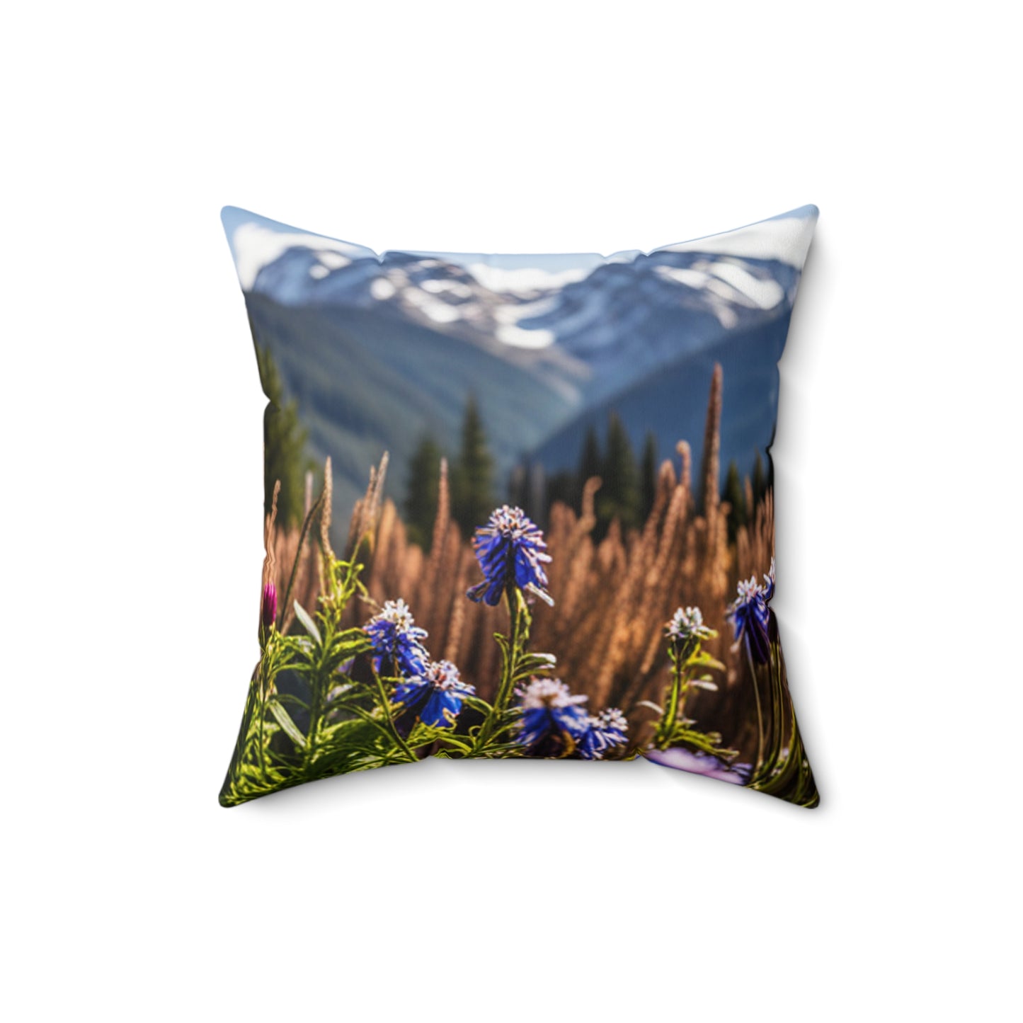 Poets Spun Polyester Square Pillow