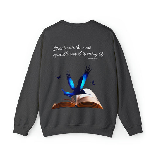 Literature and Ignoring Life - Unisex Heavy Blend™ Sweatshirt