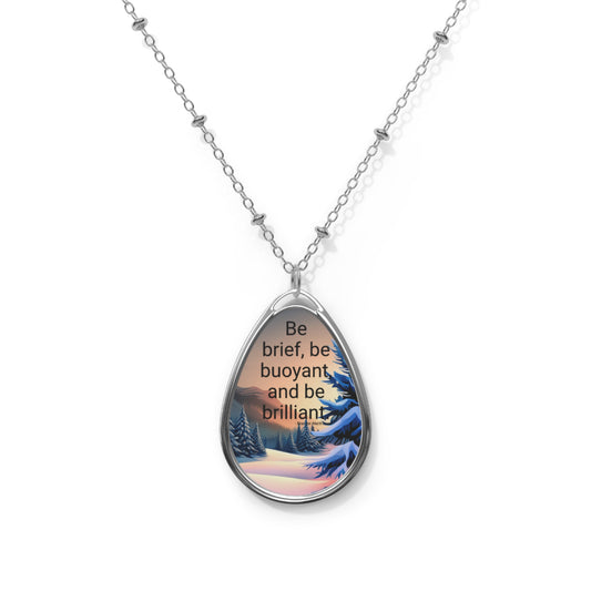 Poets Oval Necklace