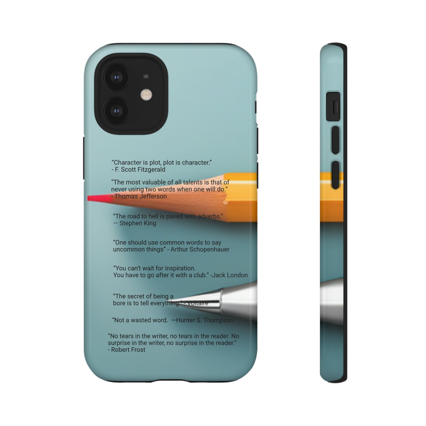 Quotes From Famous Authors Phone Case