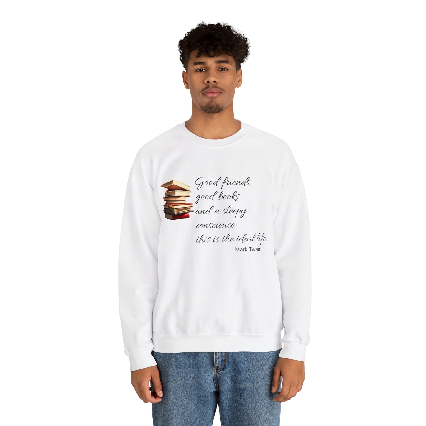 Good Friends and Good Books Sweatshirt