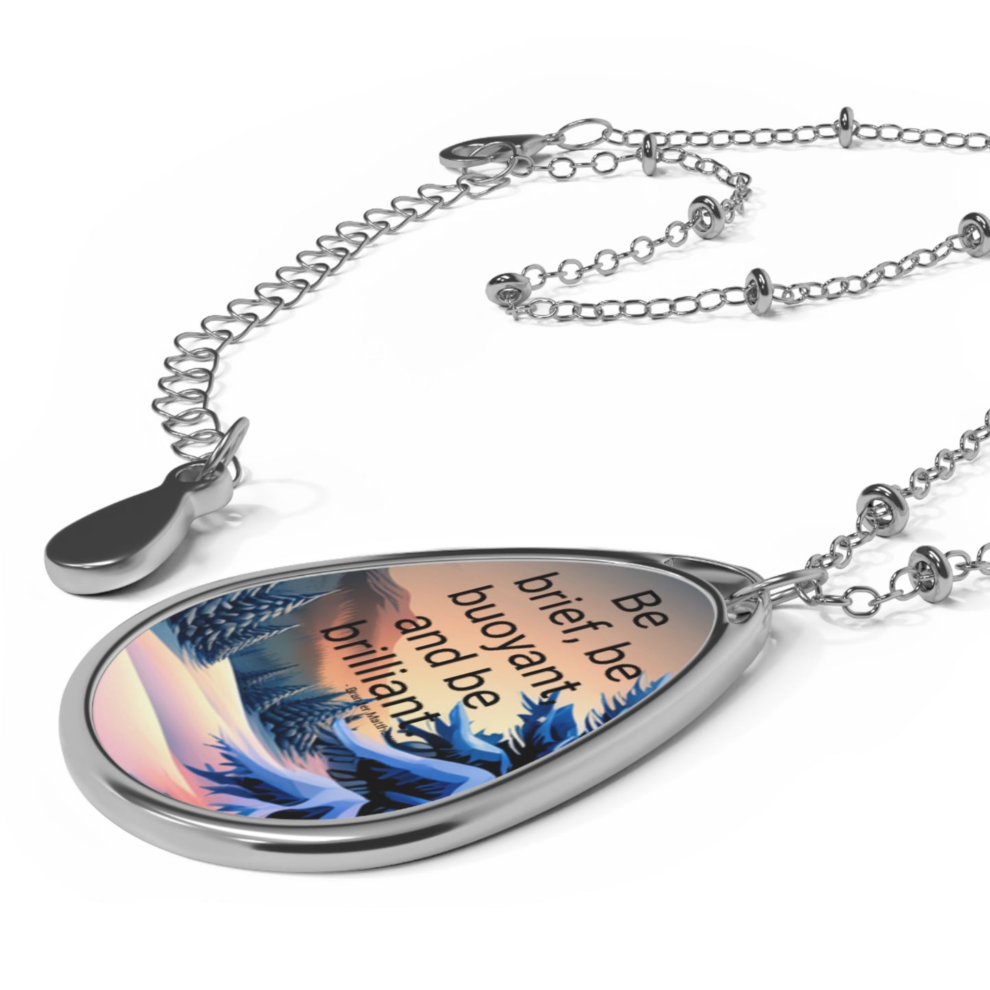 Poets Oval Necklace