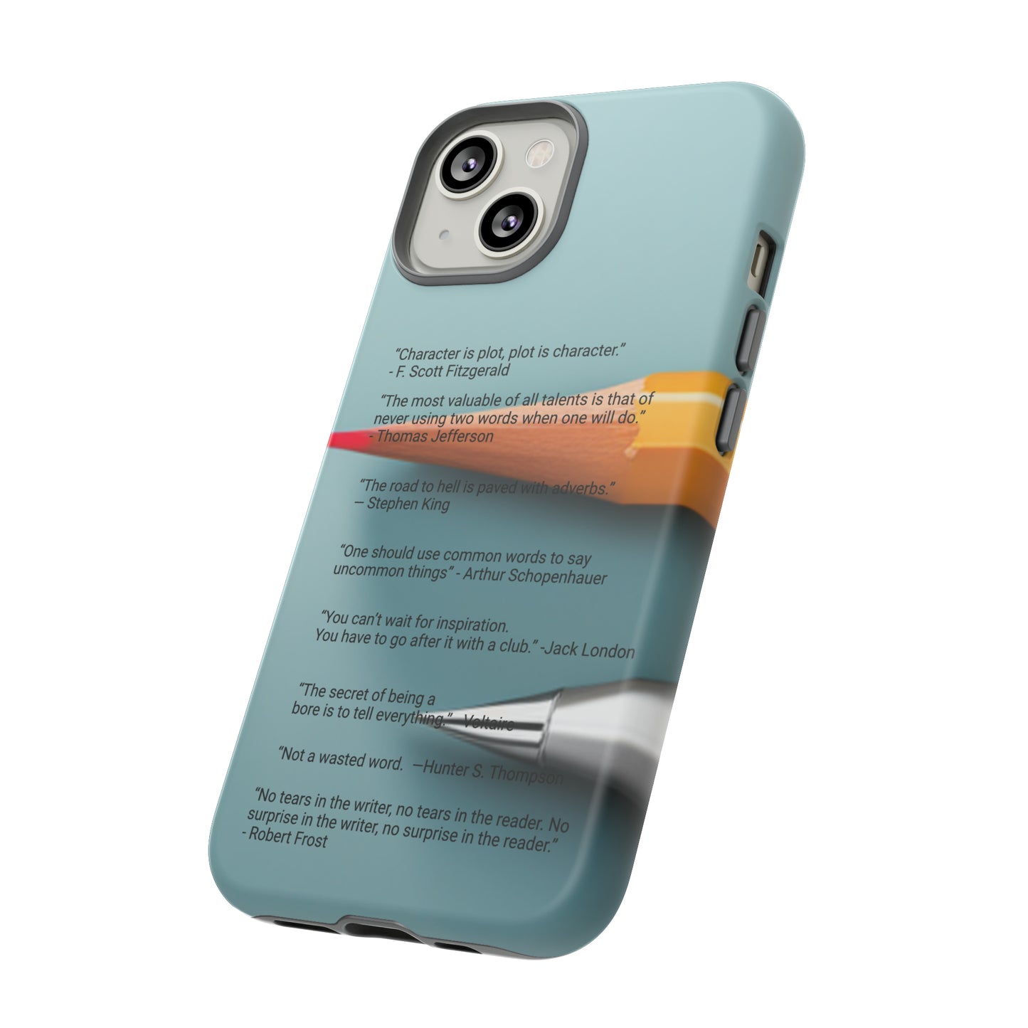 Quotes From Famous Authors Phone Case