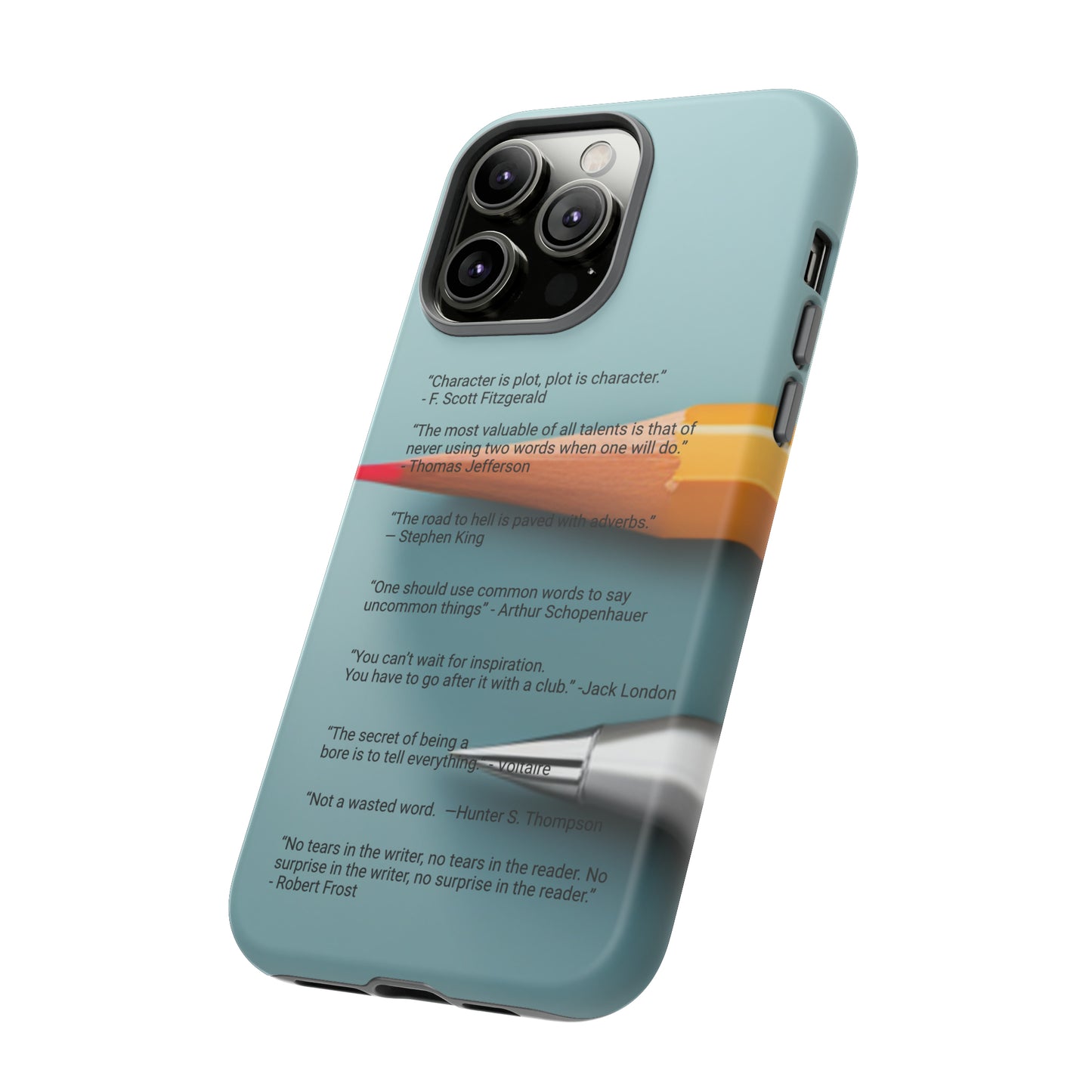 Quotes From Famous Authors Phone Case