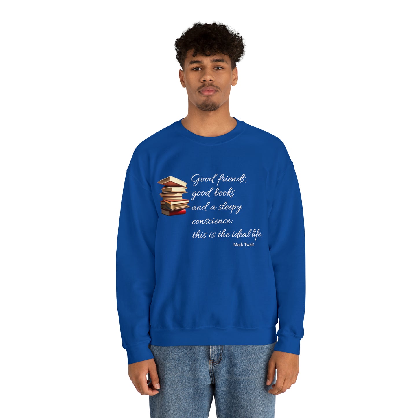 Good Friends and Good Books Sweatshirt