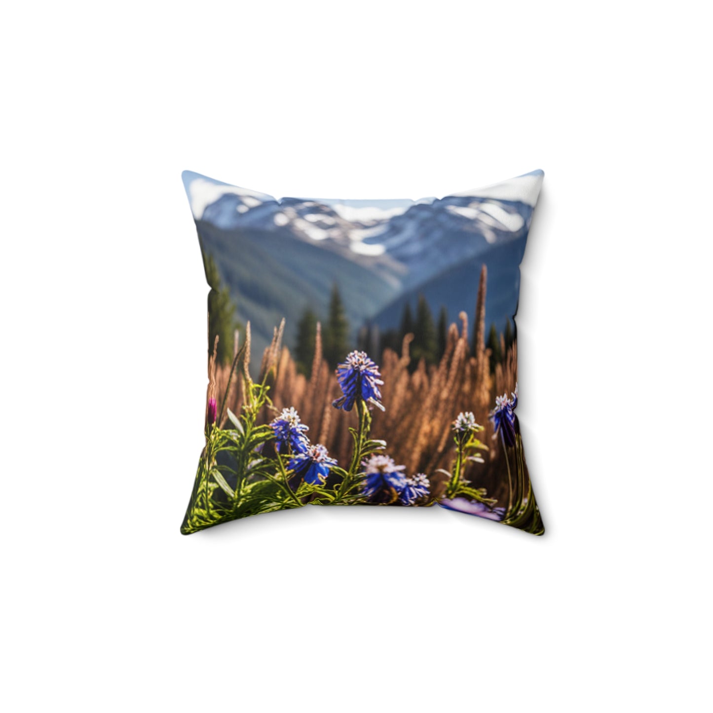 Poets Spun Polyester Square Pillow