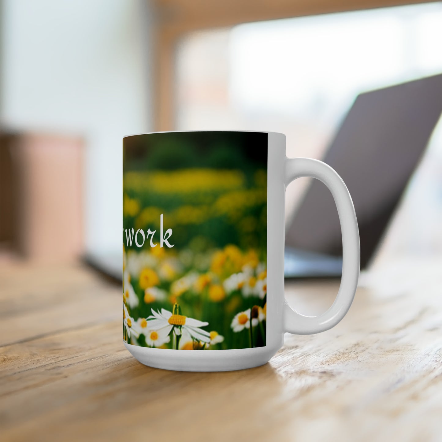 Writer At Work Ceramic Mug 15oz