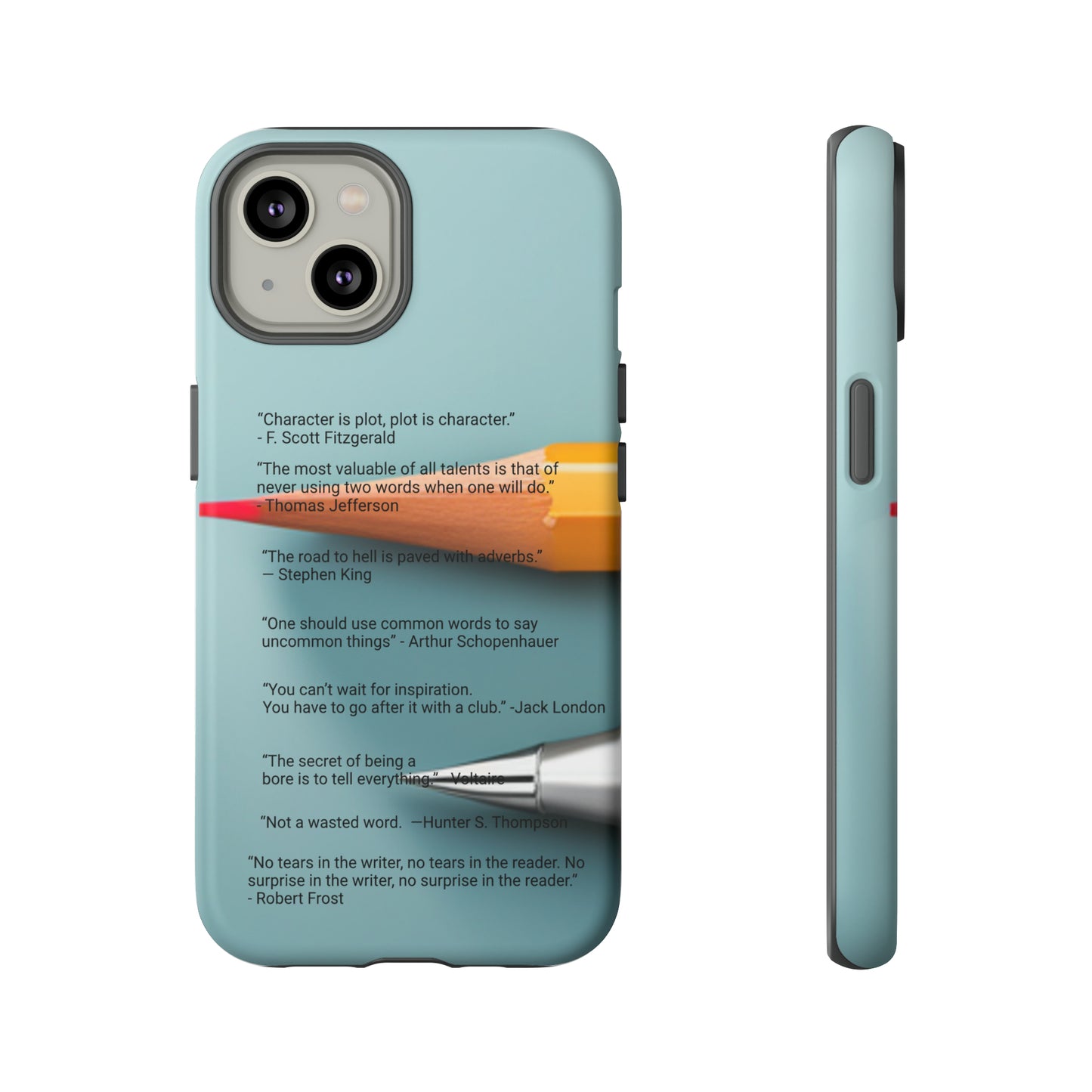 Quotes From Famous Authors Phone Case