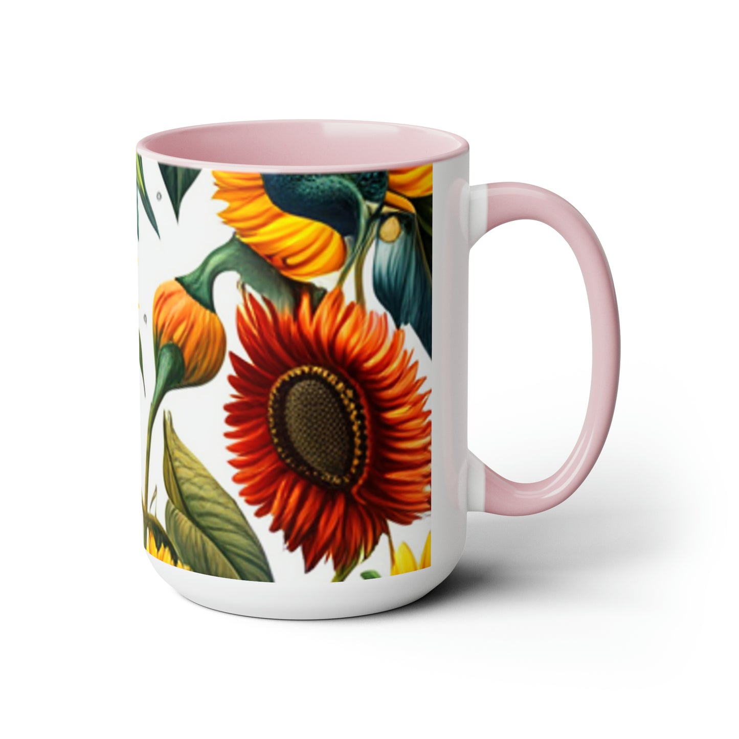 Two-Tone Coffee Mugs, 15oz