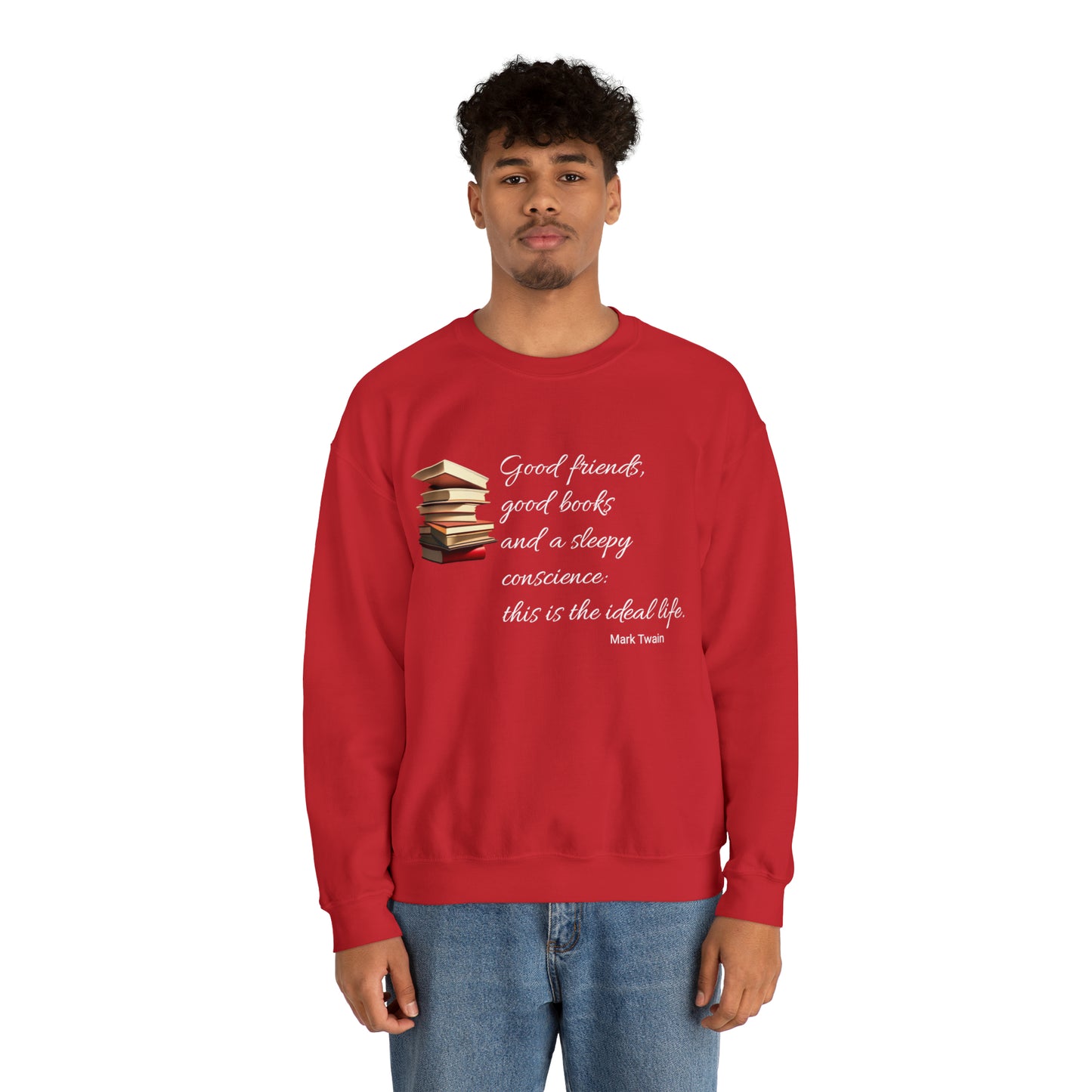 Good Friends and Good Books Sweatshirt