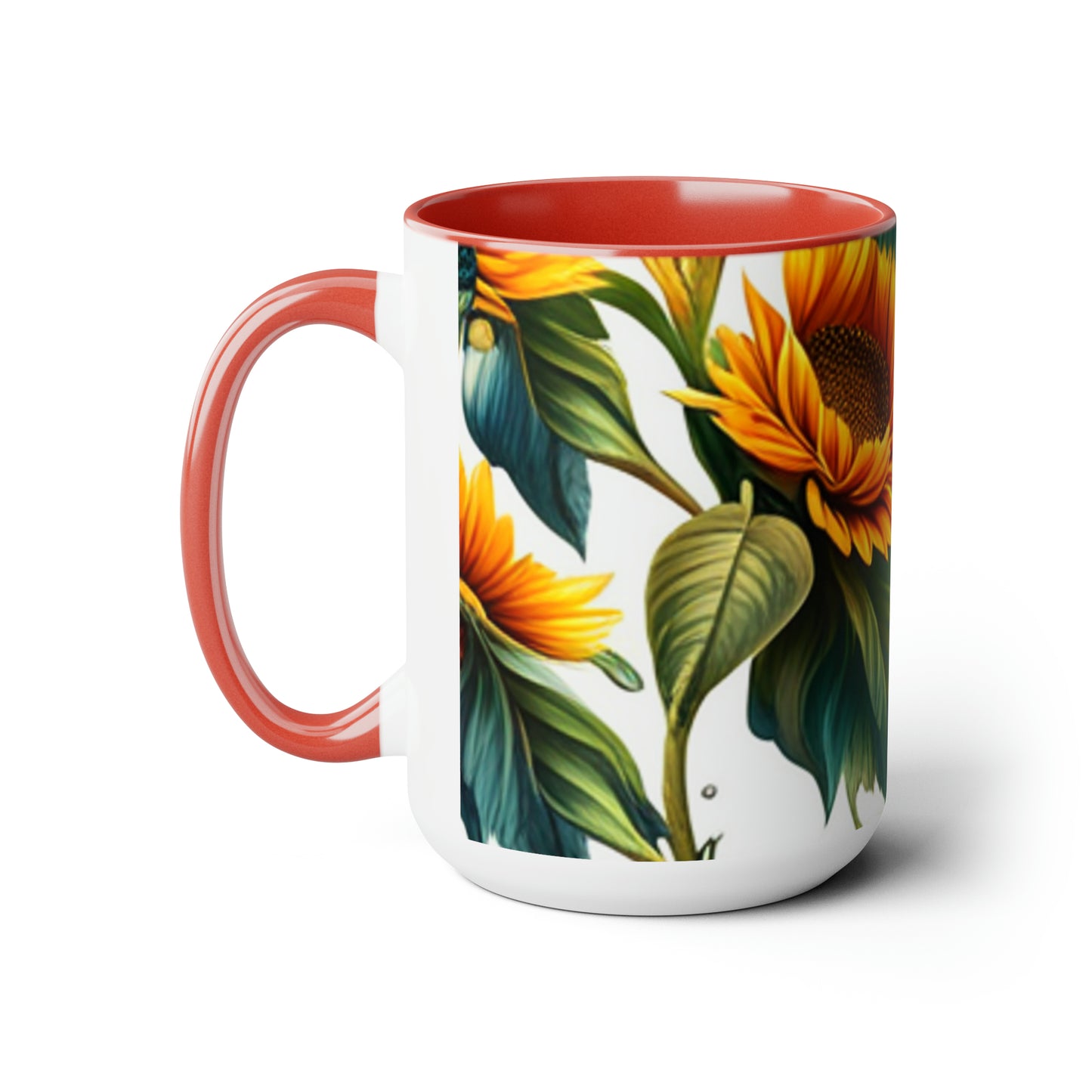 Two-Tone Coffee Mugs, 15oz