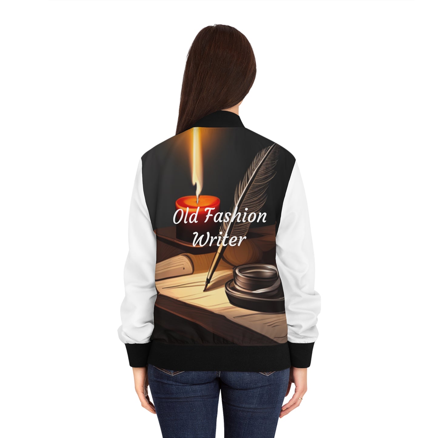 Old Fashion Writer - Women's Bomber Jacket