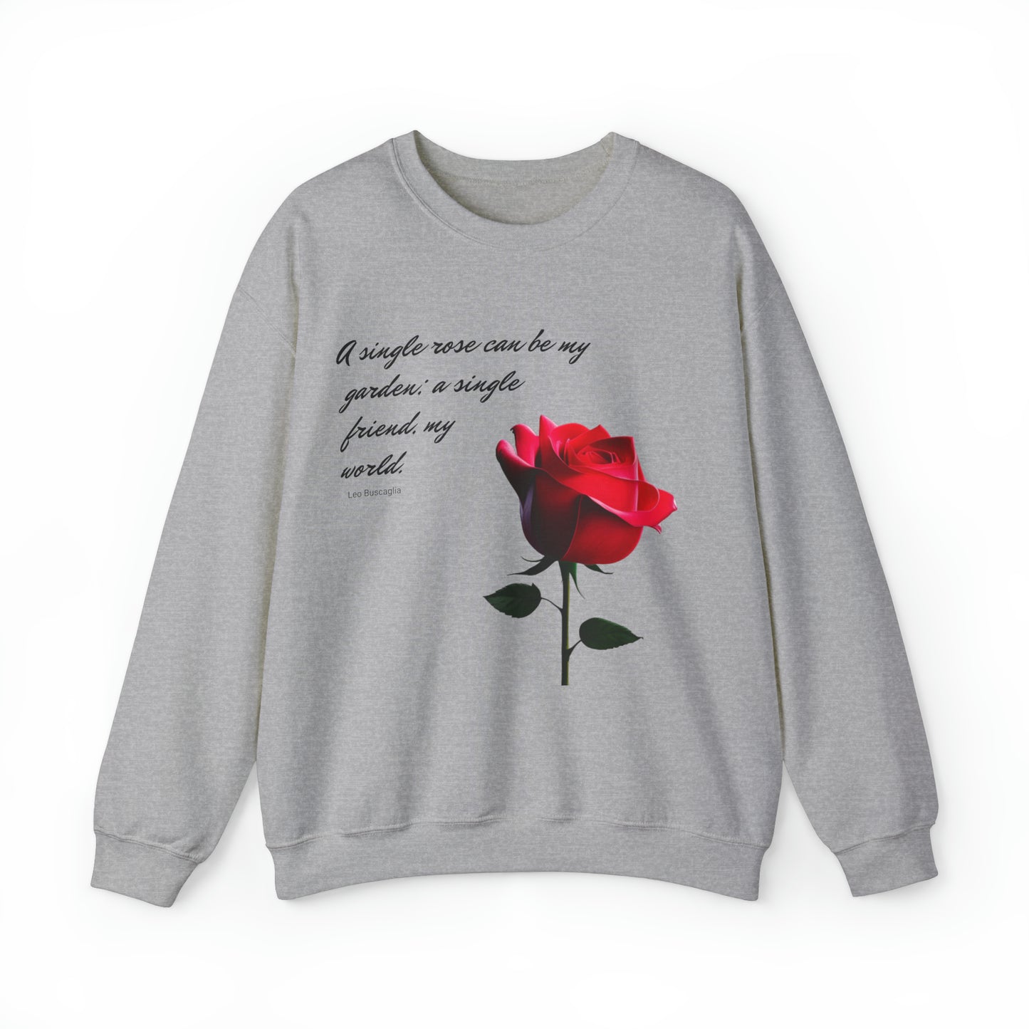 A Single Rose - Unisex Crewneck Sweatshirt