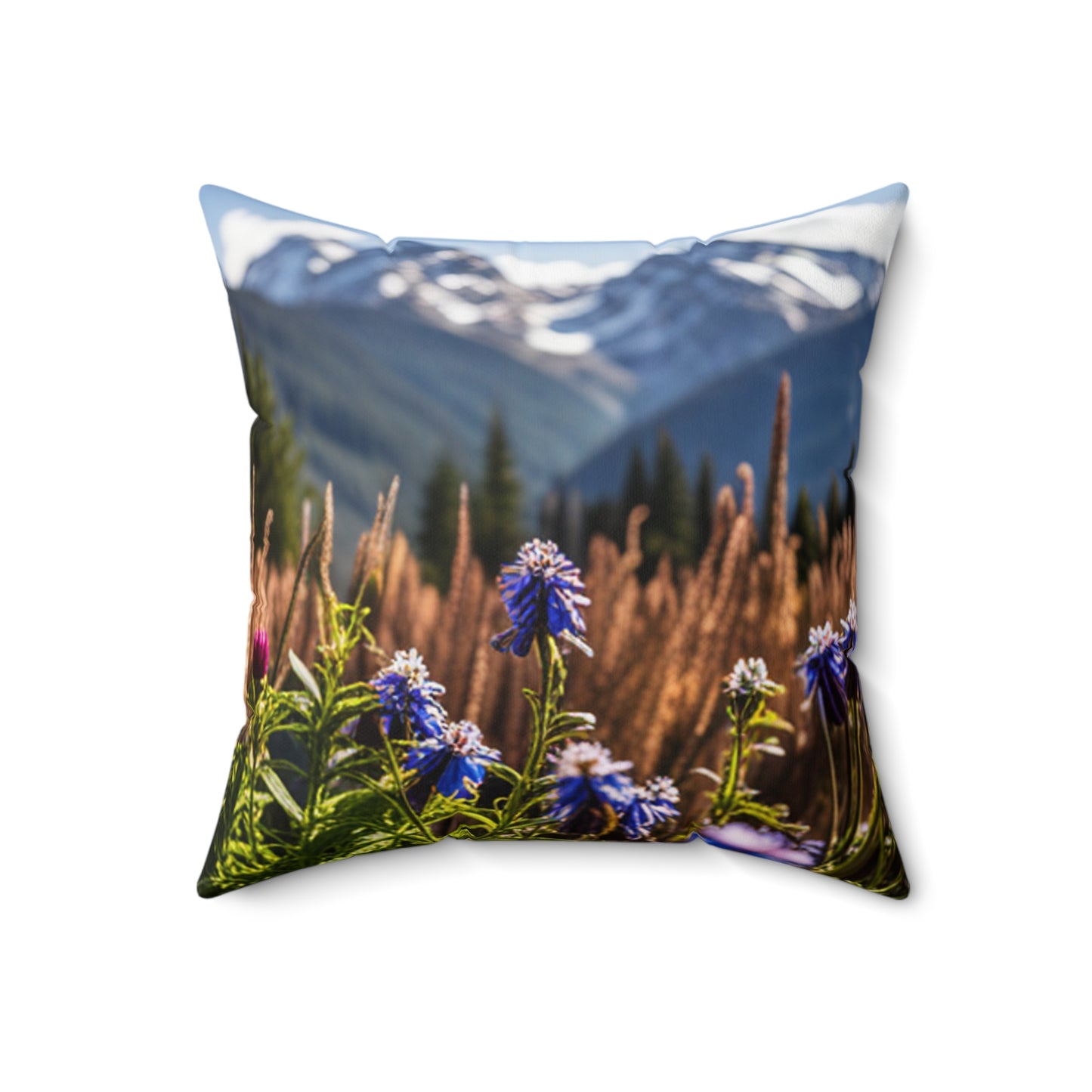 Poets Spun Polyester Square Pillow