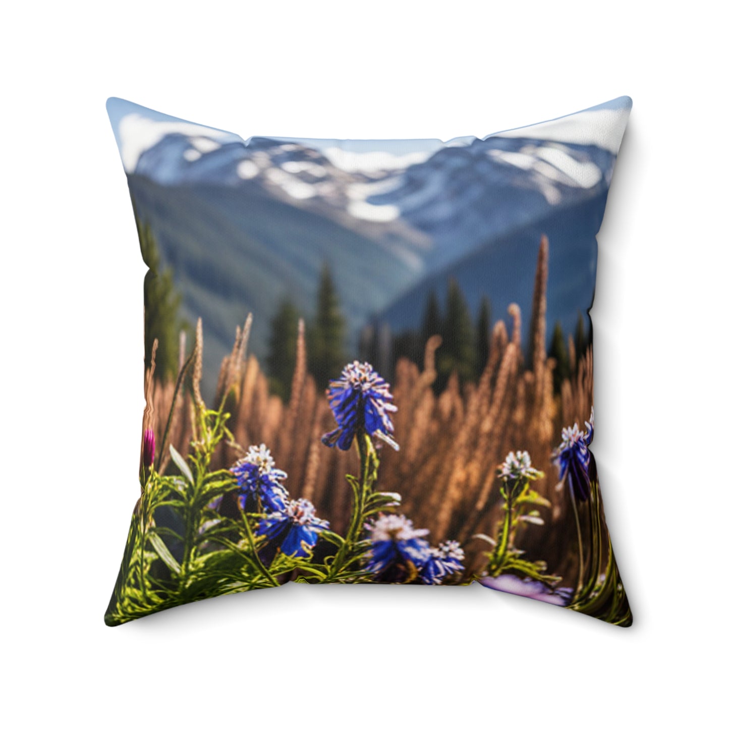 Poets Spun Polyester Square Pillow